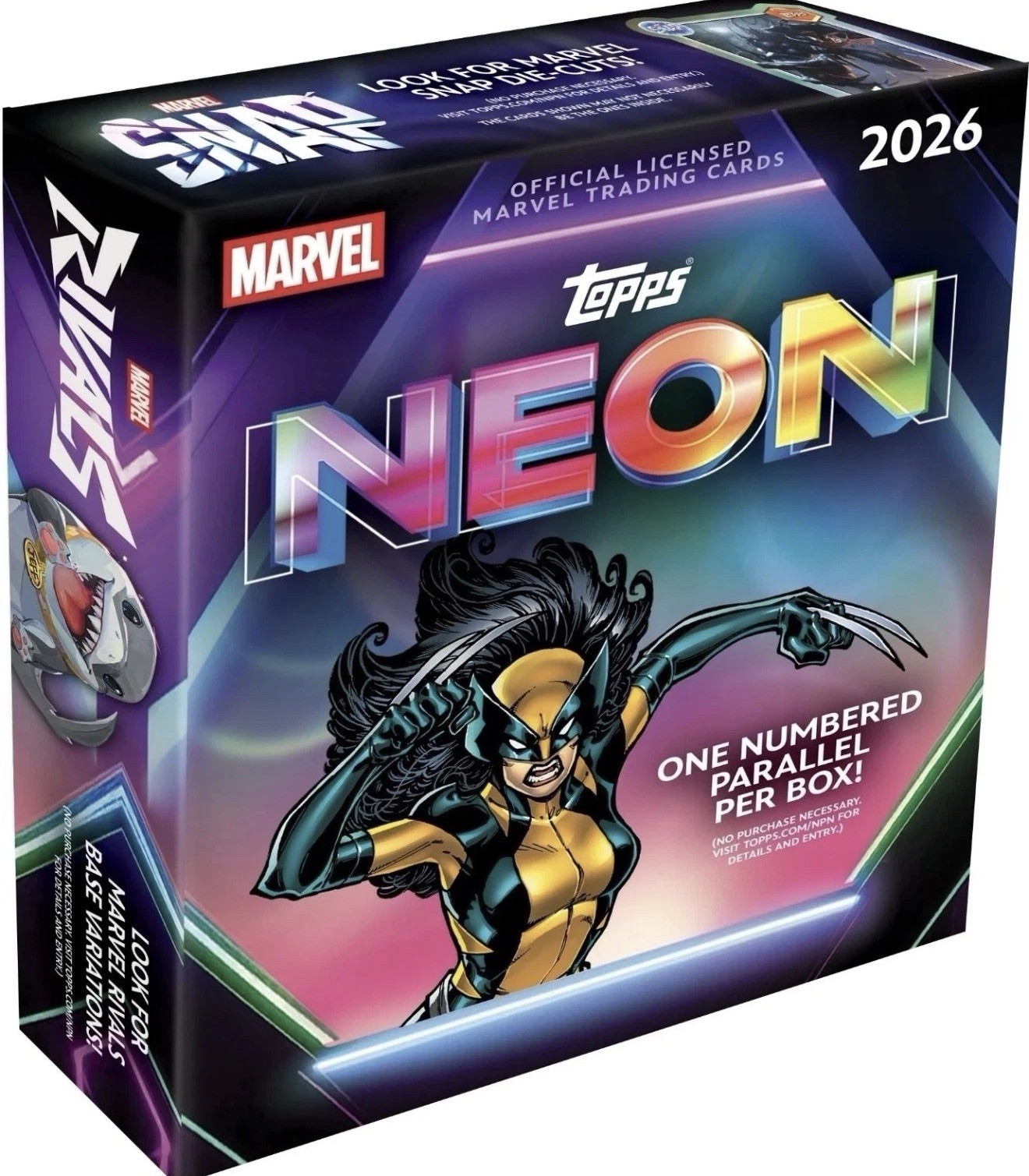 2026 TOPPS NEON MARVEL MEGA BOX (50 Cards) Brand New Sealed - PRESALE CONFIRMED 2026 TOPPS NEON MARVEL MEGA BOX (50 Cards) Brand New Sealed - PRESALE CONFIRMED