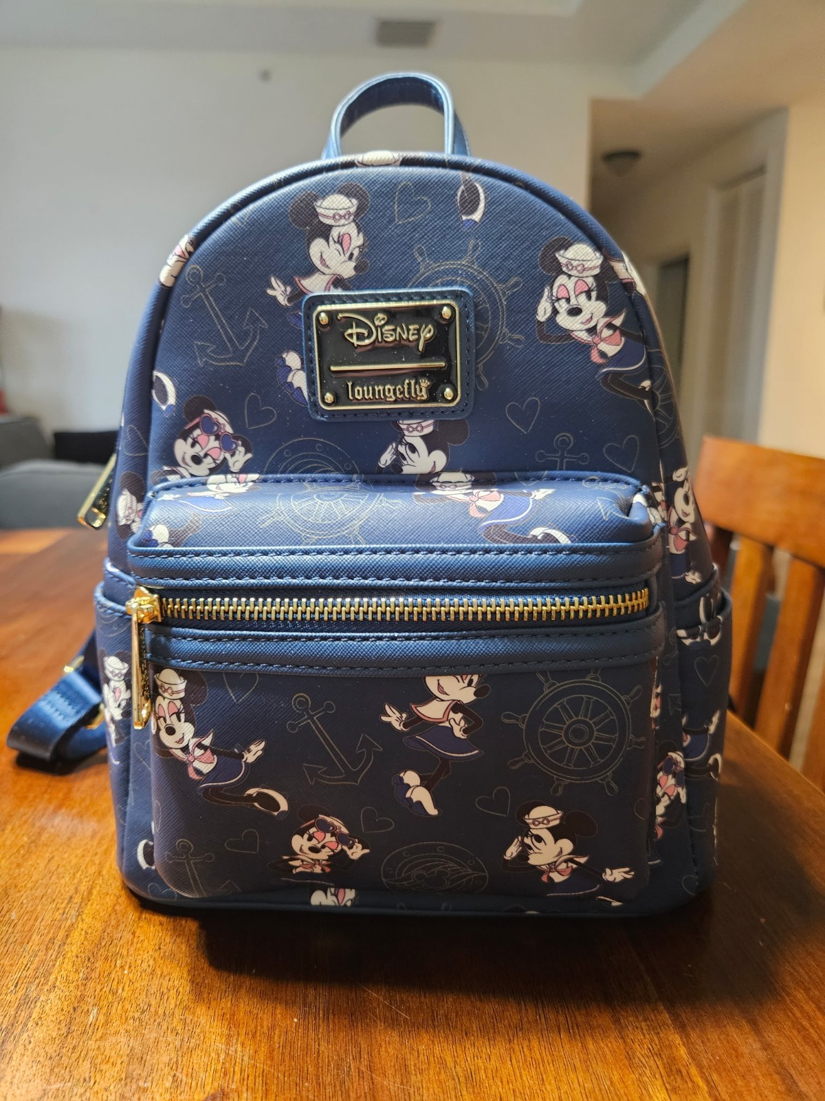 Loungefly Disney Cruise Line SAILOR MINNIE MOUSE Mini Backpack RETIRED ~ New