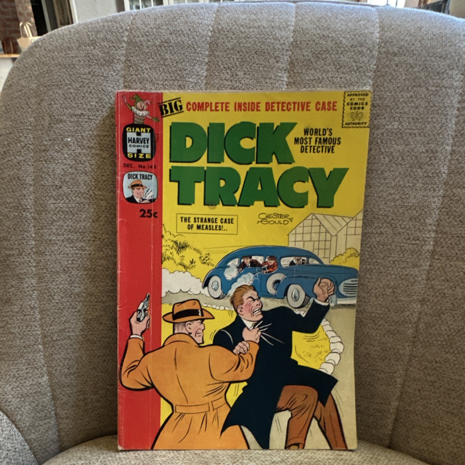 Dick Tracy #143 Harvey Comics The Strange Case of Measles