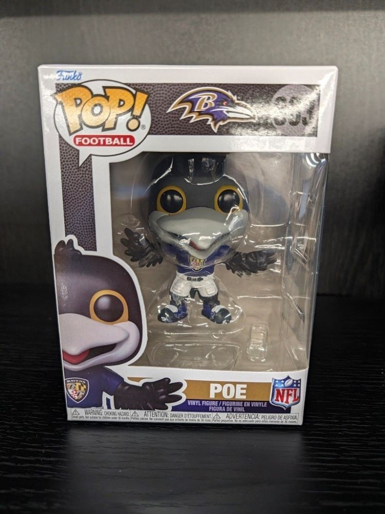 NFL Mascots Ravens Poe POP Figure #363 Football Funko