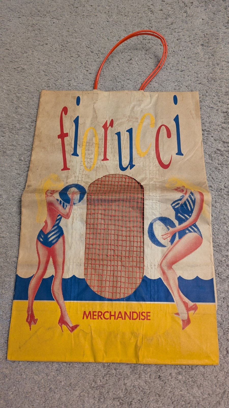 Vintage Fiorucci Shopping Bag early 1980s