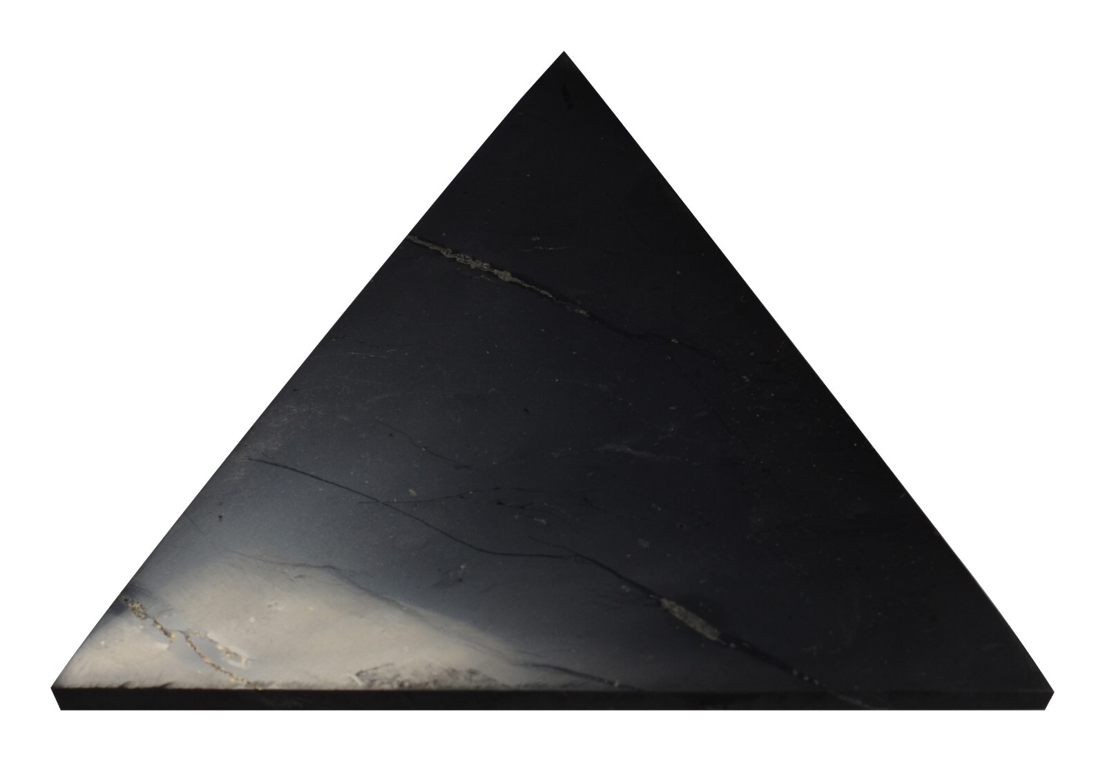 Shungite World Shungite Pyramid - 100 mm / 3.93 Shungite World Shungite Pyramid - 100 mm / 3.93