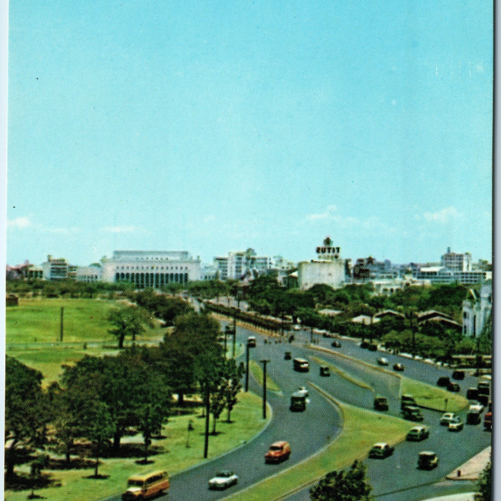 c1960s Manila Philippines View Down Taft Avenue Post Office Postcard Street Cars c1960s Manila Philippines View Down Taft Avenue Post Office Postcard Street Cars
