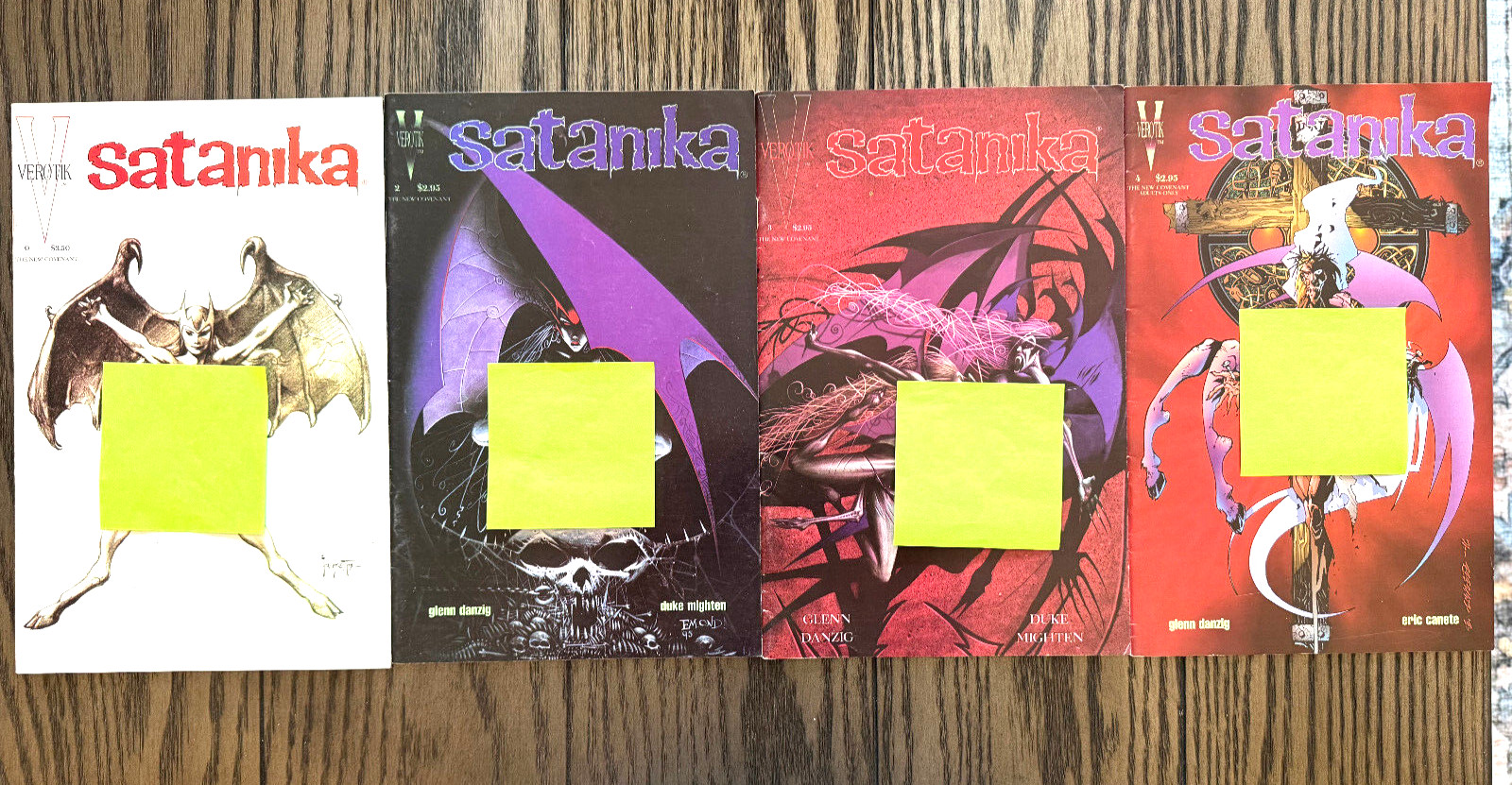 RARE Satanika The New Covenant 0,2,3,4 Comic Book HTF OOP RARE Satanika The New Covenant 0,2,3,4 Comic Book HTF OOP