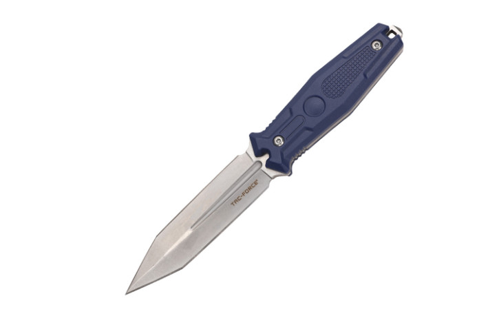 Tac-Force Blue Fixed Blade Dagger Tactical Knife 7 Tac-Force Blue Fixed Blade Dagger Tactical Knife 7