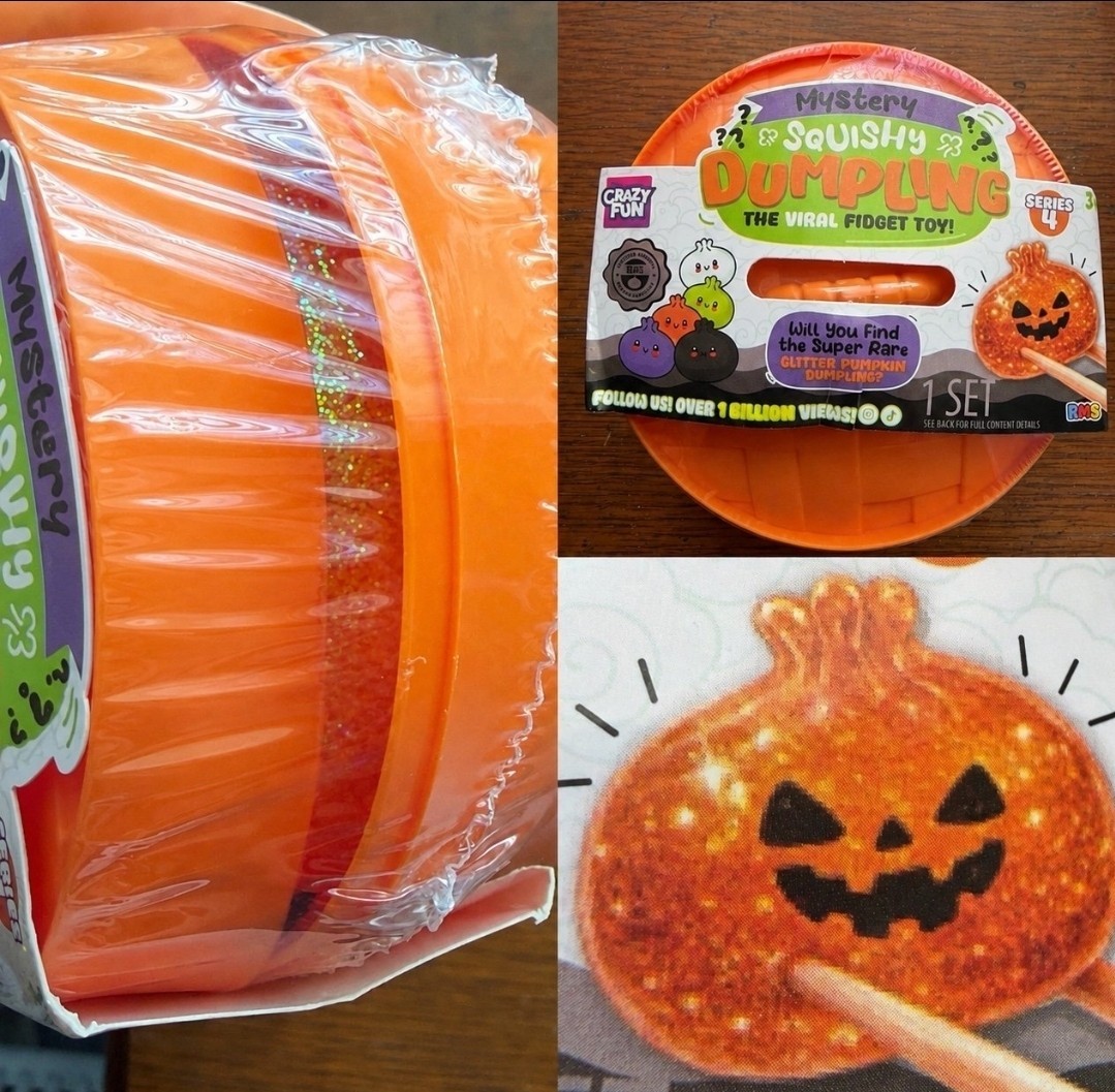 RMS SUPER RARE Glitter Pumpkin Mystery Dumpling CONFIRMED UNOPENED SEALED