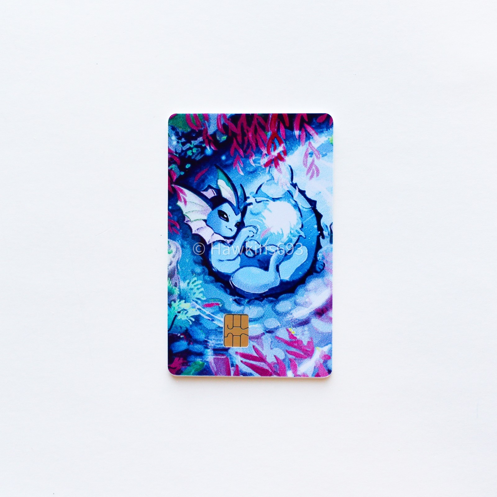 Vaporeon Pokémon Credit Card Skin – Vinyl Debit Card Sticker for Small Chip Vaporeon Pokémon Credit Card Skin – Vinyl Debit Card Sticker for Small Chip