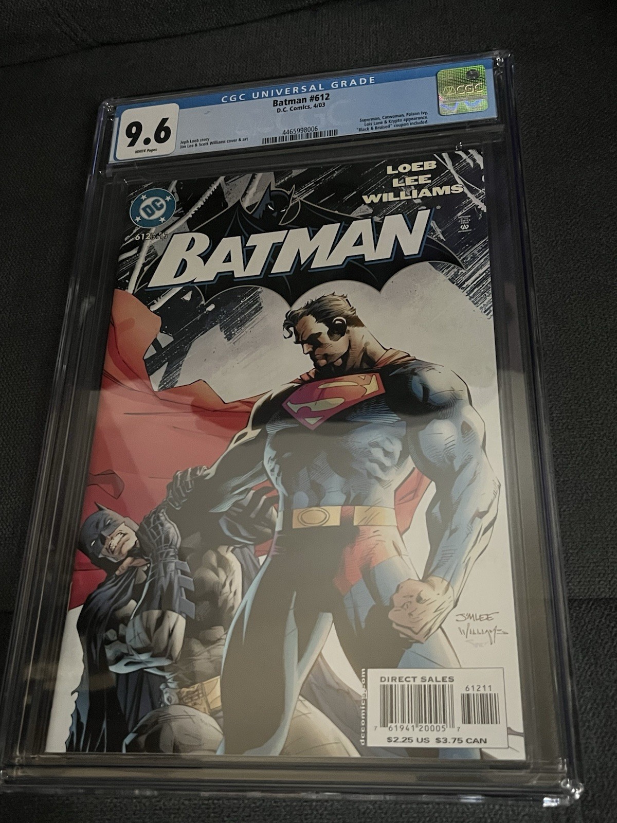Batman #612A 1st Printing CGC 9.6 Batman #612A 1st Printing CGC 9.6
