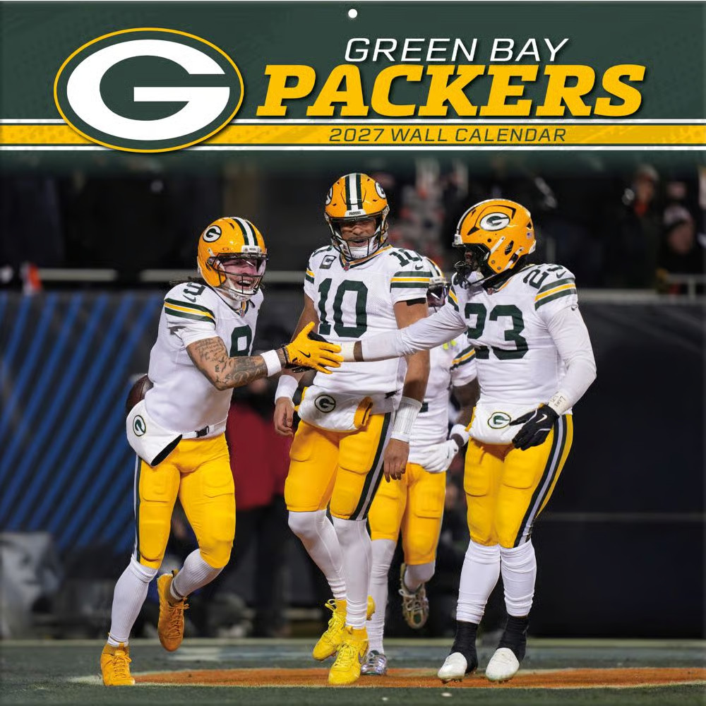 Turner Licensing, NFL Green Bay Packers 2027 Wall Calendar Turner Licensing, NFL Green Bay Packers 2027 Wall Calendar