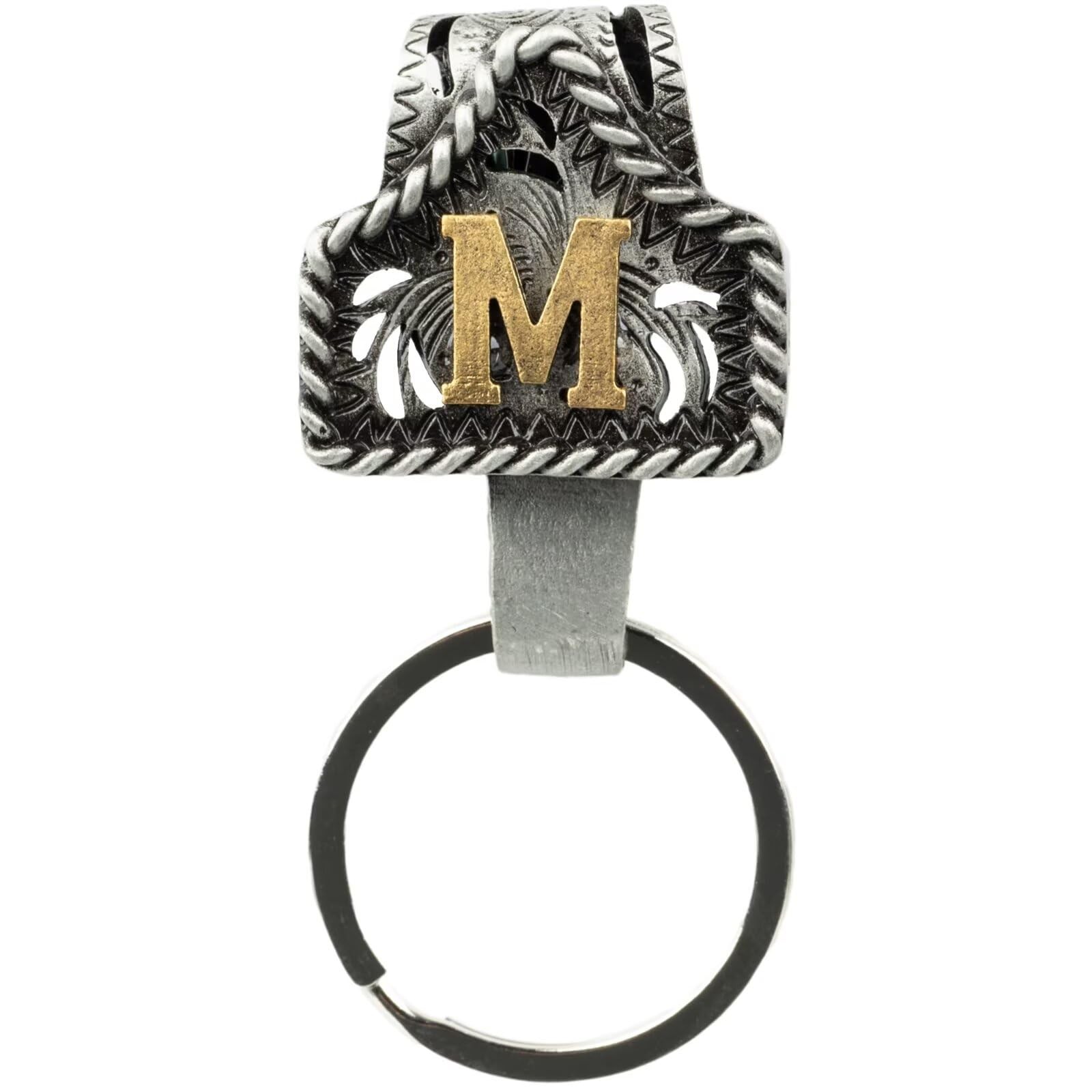 Vintage Western Cowboy Handmade Metal A-Z Initial Letter Keychain Keychain Vintage Western Cowboy Handmade Metal A-Z Initial Letter Keychain Keychain
