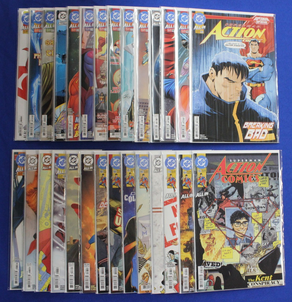 Action Comics #1070-1095 Run w/ Variants Lot of 28 VF/NM DC 2024 Superman Action Comics #1070-1095 Run w/ Variants Lot of 28 VF/NM DC 2024 Superman