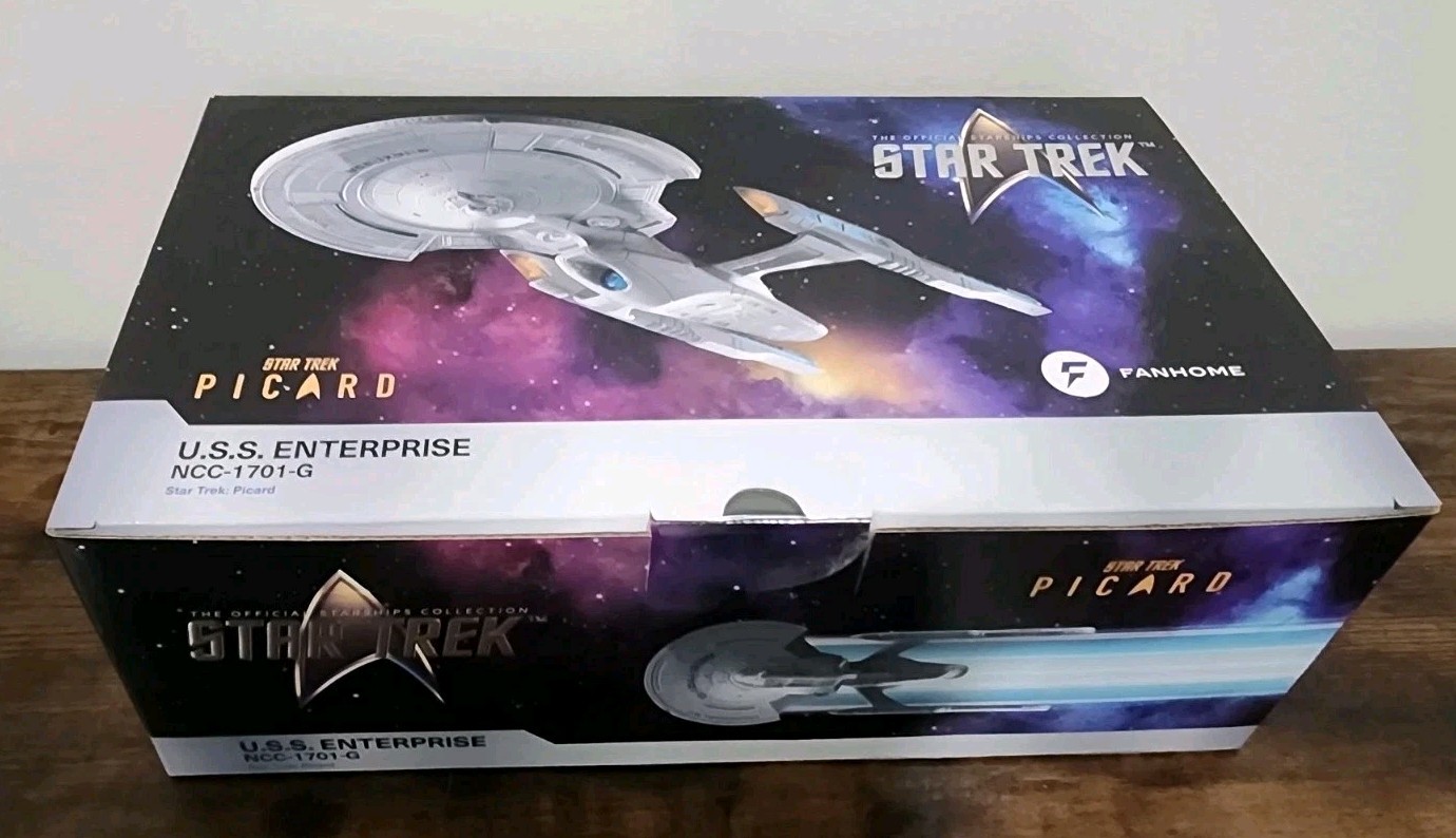 Star Trek Picard USS Enterprise NCC-1701-G-XL -  Ship, Stand & Mag - FANHOME 