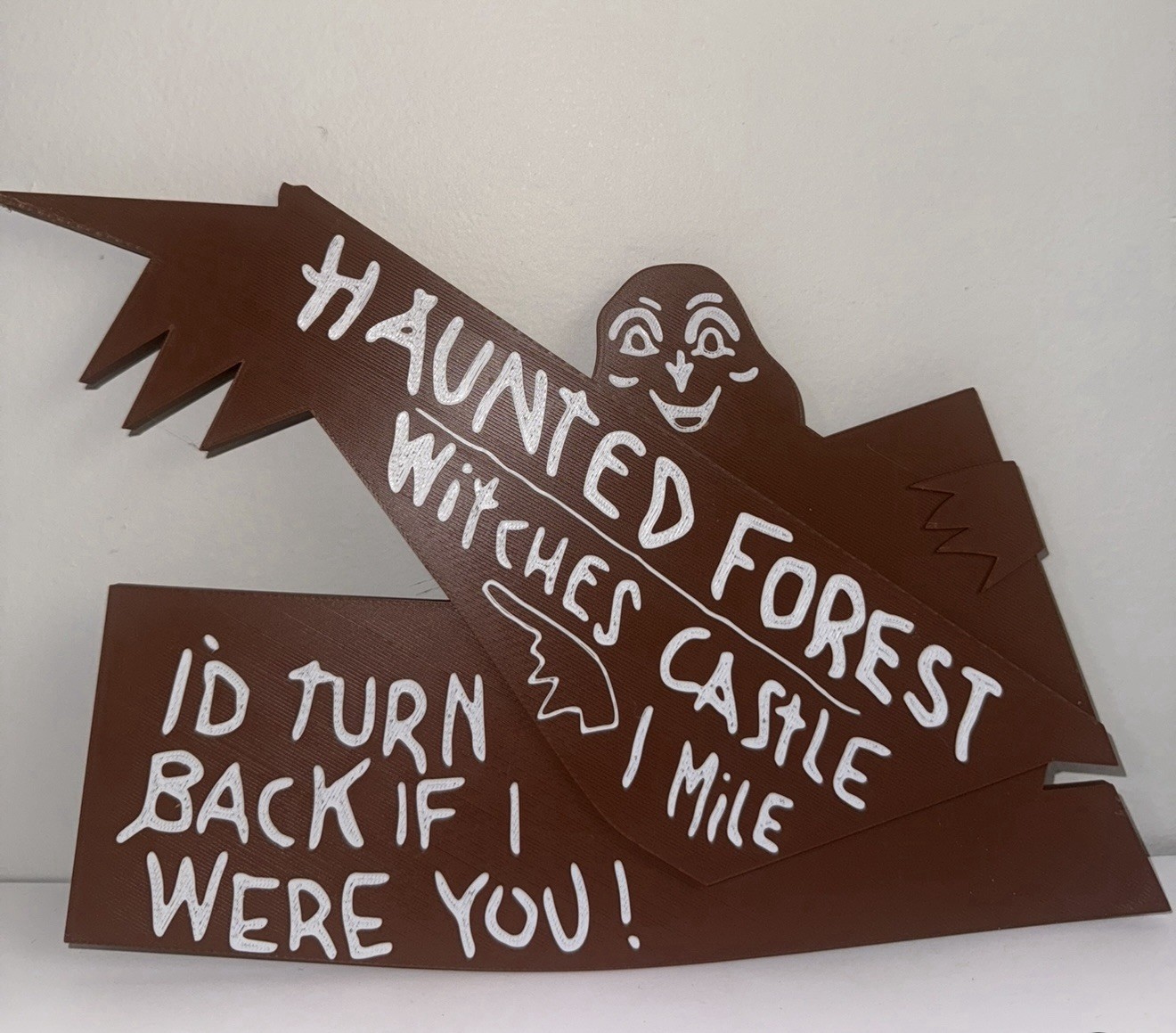 Wizard Of OZ Haunted Forest 3D Logo Sign Shelf Art Wall Display Gift Wicked