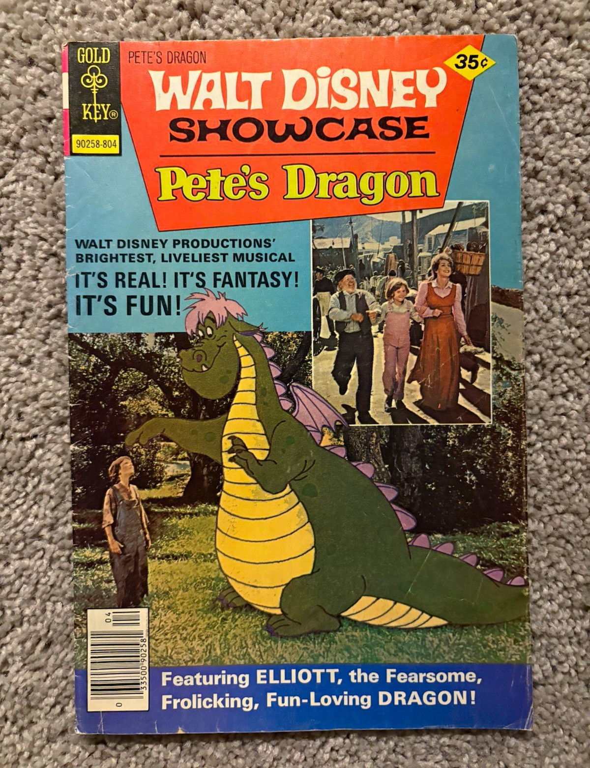 Disney Gold Key Comics Mixed Lot of 6 Pete's Dragon Scamp Huey Dewey Moby Duck