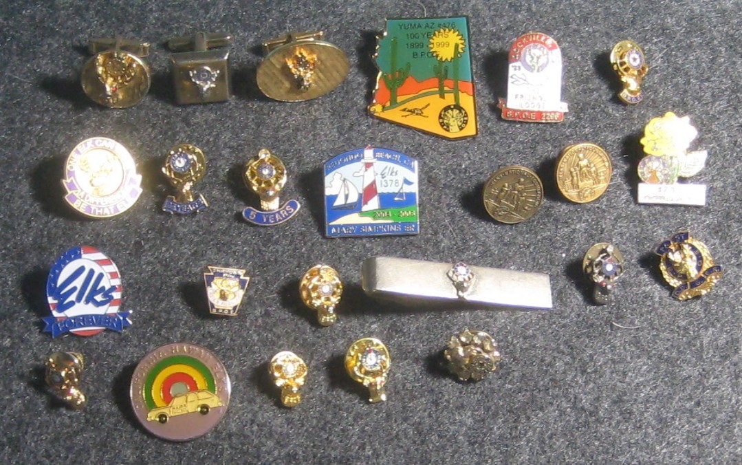 BPOE ELKS Pin Lot Fraternal BPOE ELKS Pin Lot Fraternal