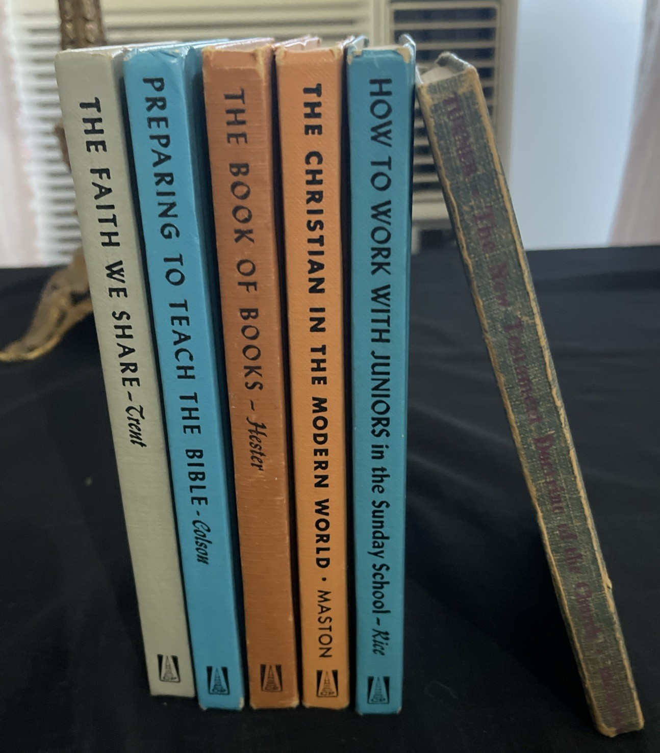 Vintage 1940-1950’s Bible Teaching  Books Lot Of  6, Convention Press, Baptist