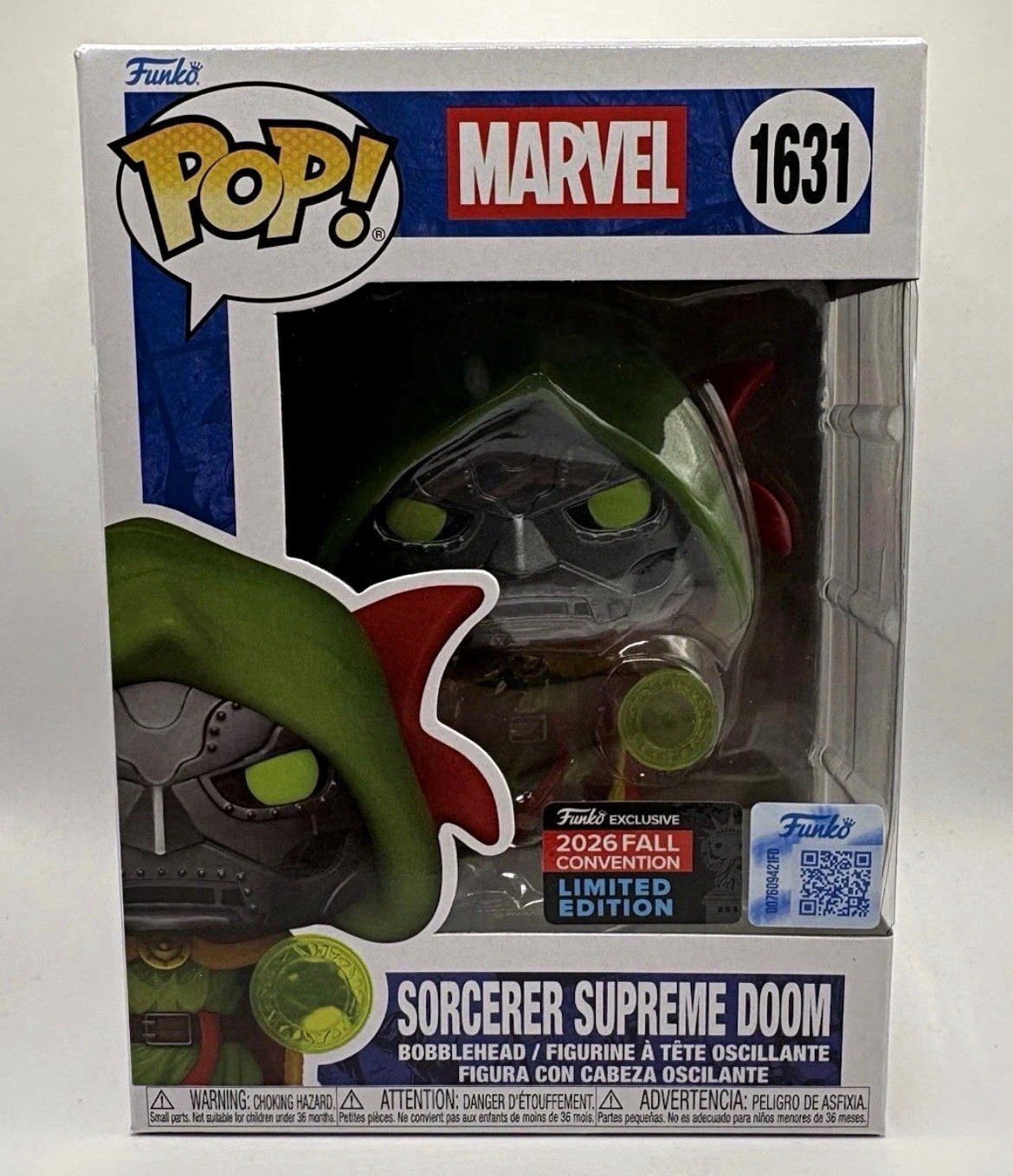 Funko Pop Vinyl Marvel Doctor Doom Sorcerer Supreme #1631 LE 2026 Fall Con