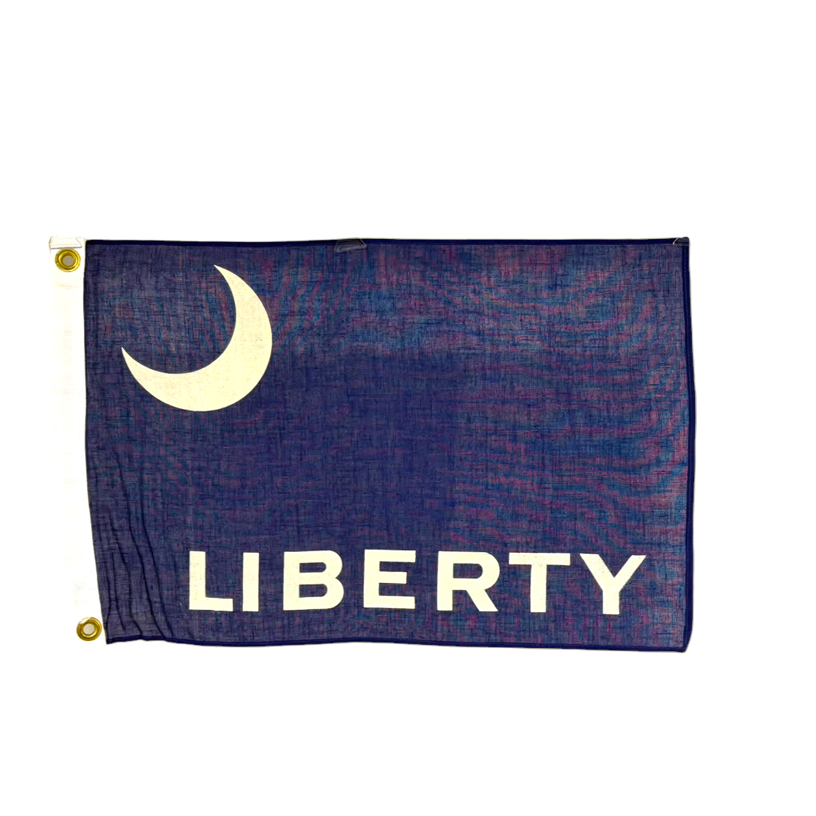 Vintage Fort Moultrie Liberty Flag 18x11.5 Small Cotton Historical SC Banner Vintage Fort Moultrie Liberty Flag 18x11.5 Small Cotton Historical SC Banner