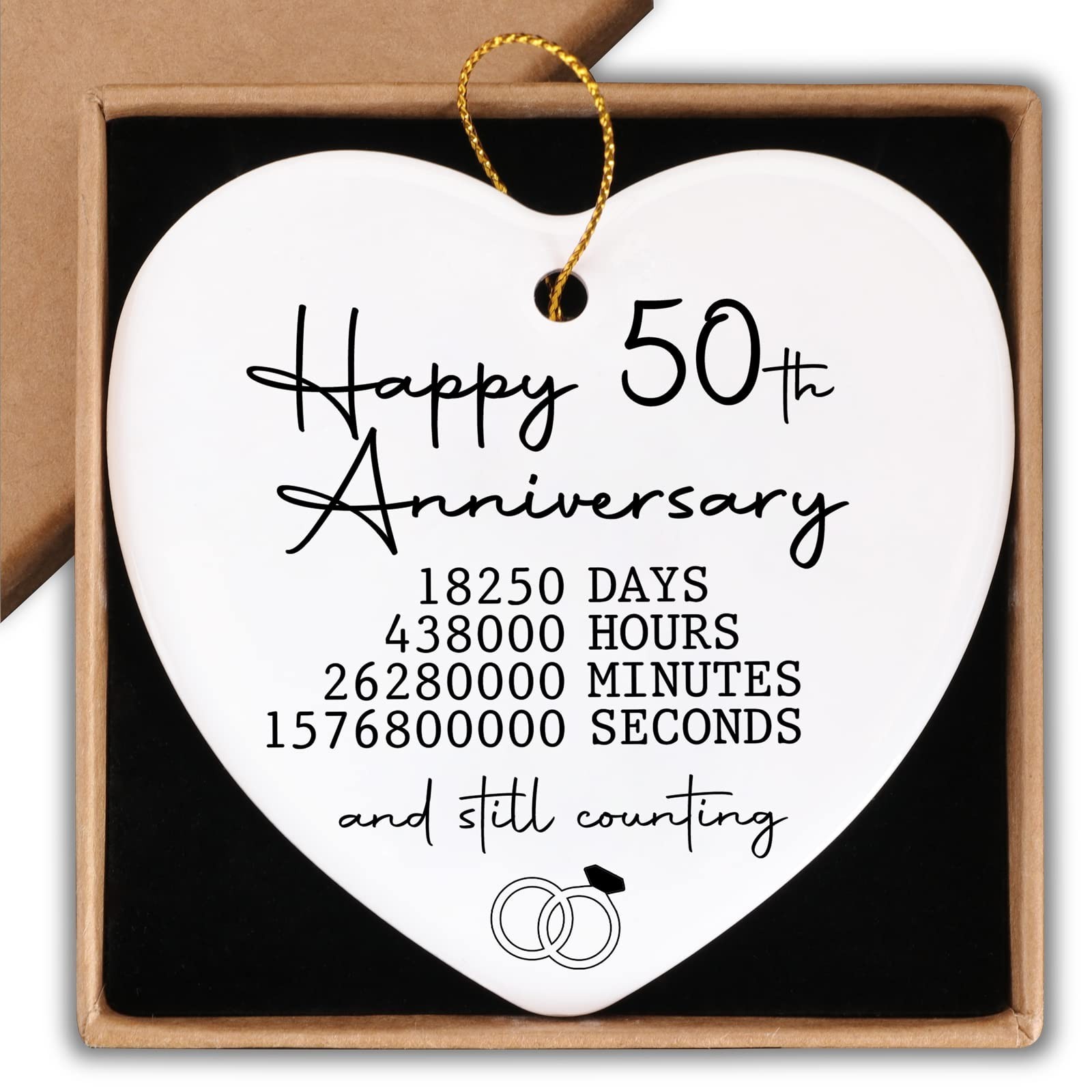 50th Wedding Anniversary Ornament Gifts for Couple 50th Anniversary Wedding G... 50th Wedding Anniversary Ornament Gifts for Couple 50th Anniversary Wedding G...