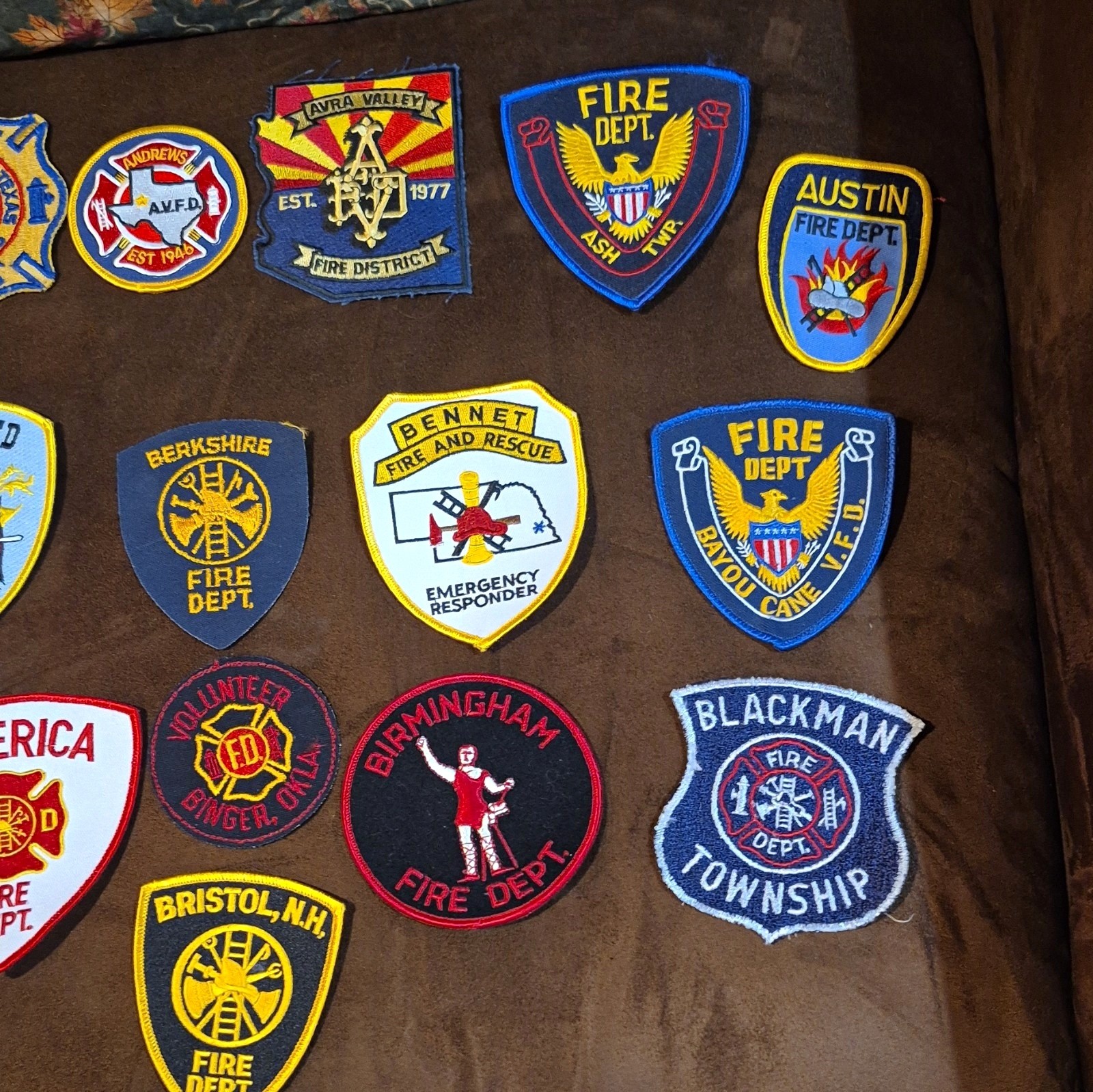 Vintage Fire Dept & Rescue Patch Lot Firefighting & Rescue 1977 United States