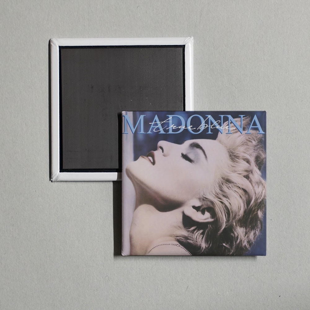 Madonna - True Blue B Album Cover Locker Fridge Magnet Madonna - True Blue B Album Cover Locker Fridge Magnet