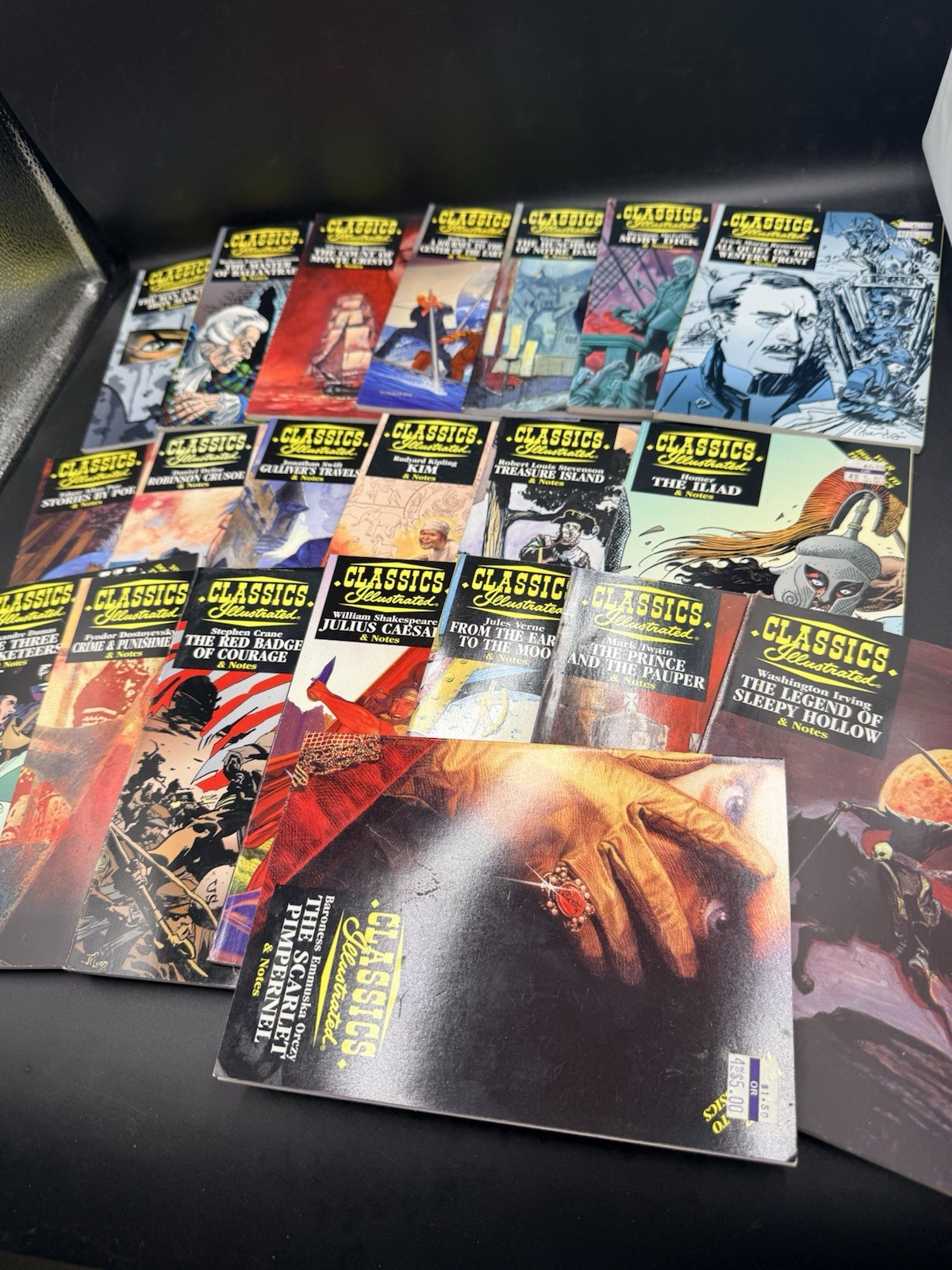 Lot of 21 Classics Illustrated Comic Books Acclaim Books 1997 Short Kids Stories