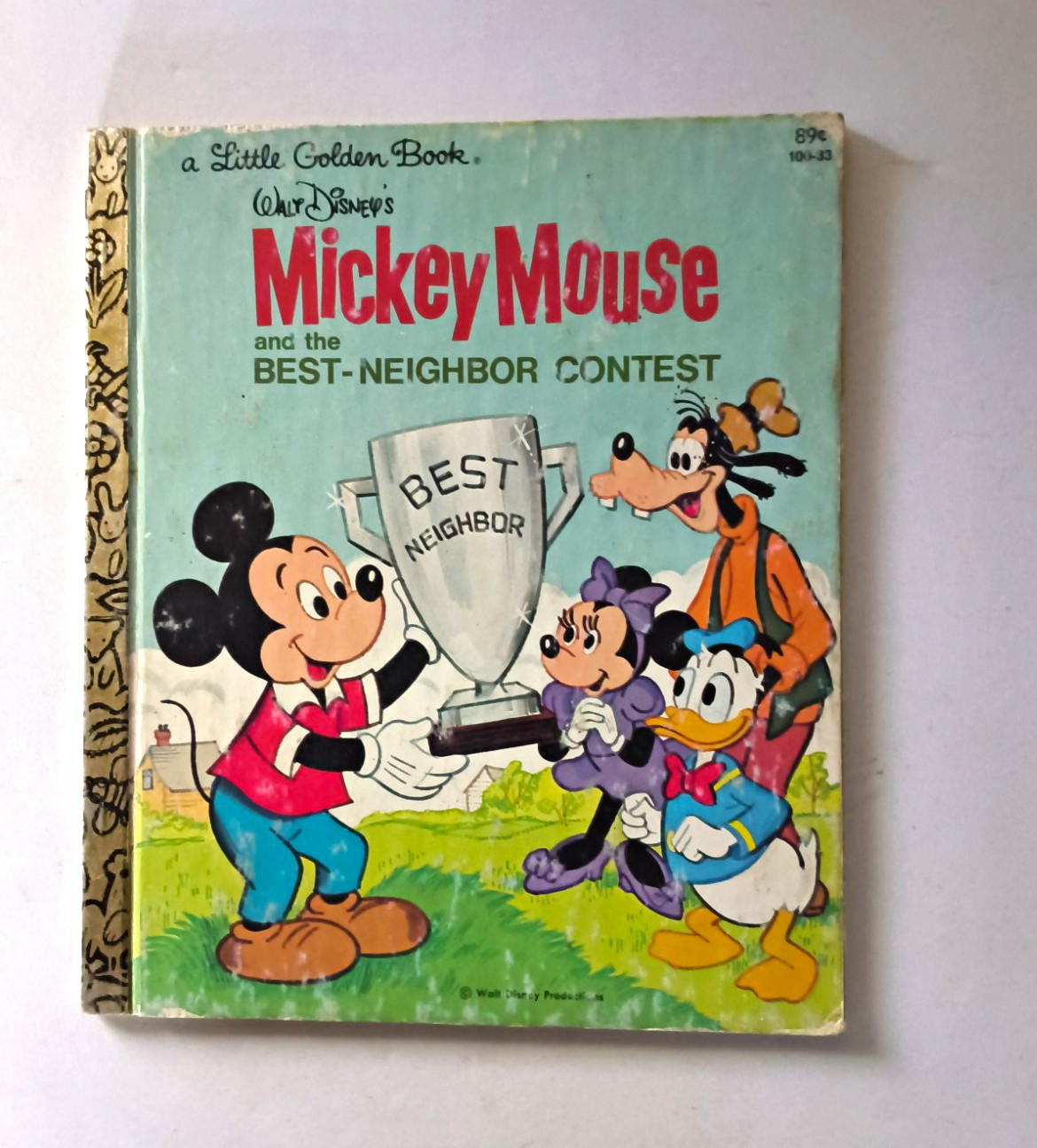 Little Golden Books Disney Mickey Mouse Best-Neighbor Contest Book