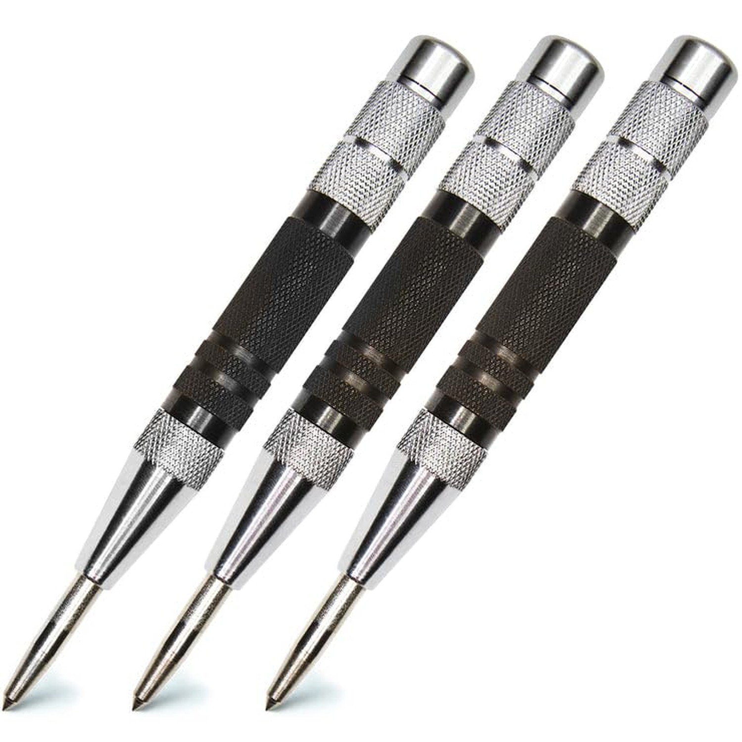 ALLY Tools Super Strong 3 PC SET of 6 Inch Heavy Duty Automatic Center Punch,... ALLY Tools Super Strong 3 PC SET of 6 Inch Heavy Duty Automatic Center Punch,...