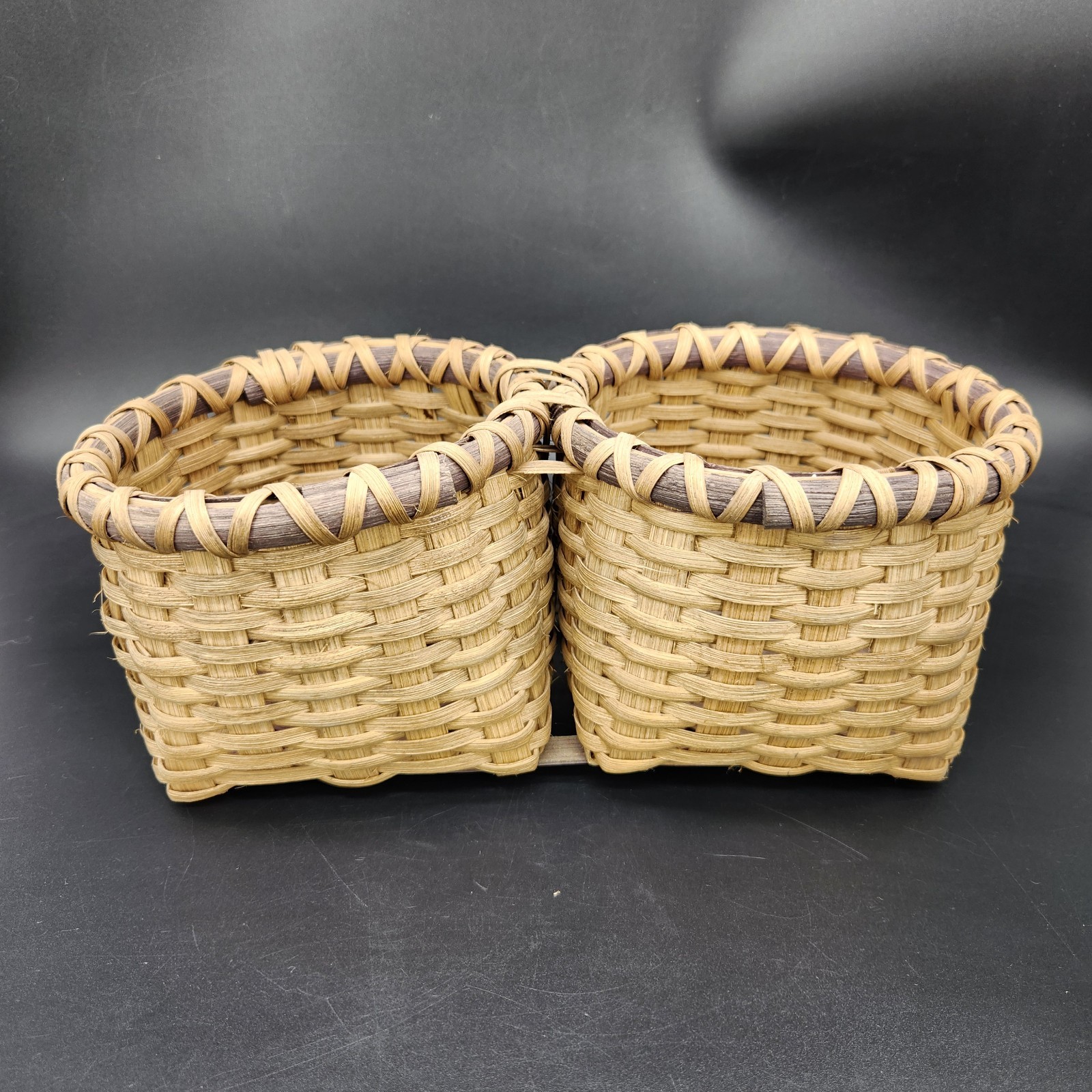 Peanut Basket Amish Handmade Woven Basket Lancaster PA FARMHOUSE COUNTRY HOME