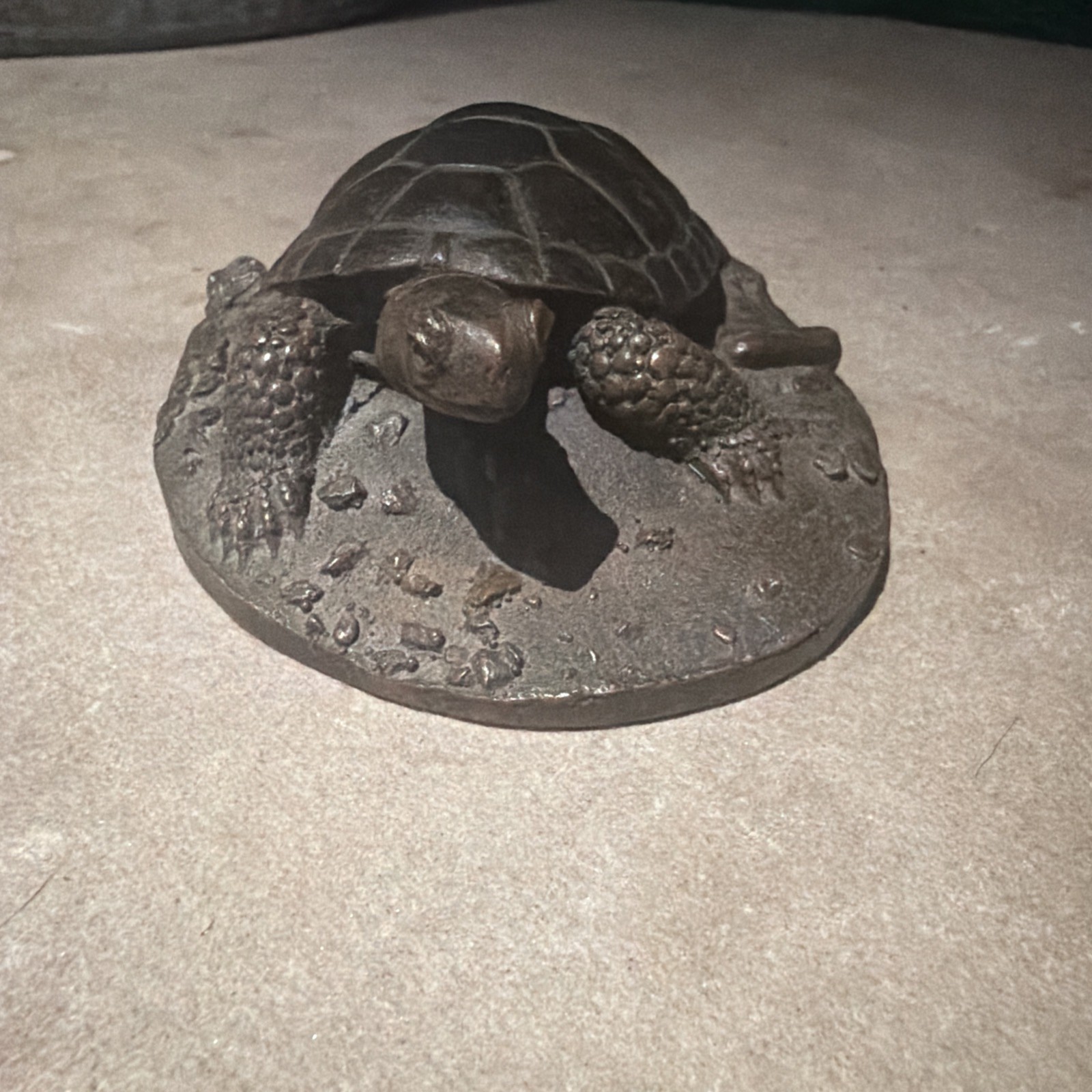 Ed Challenger Turtle Bronze Sculpture Rare Fine Detail 43/500 Figurine ‘84