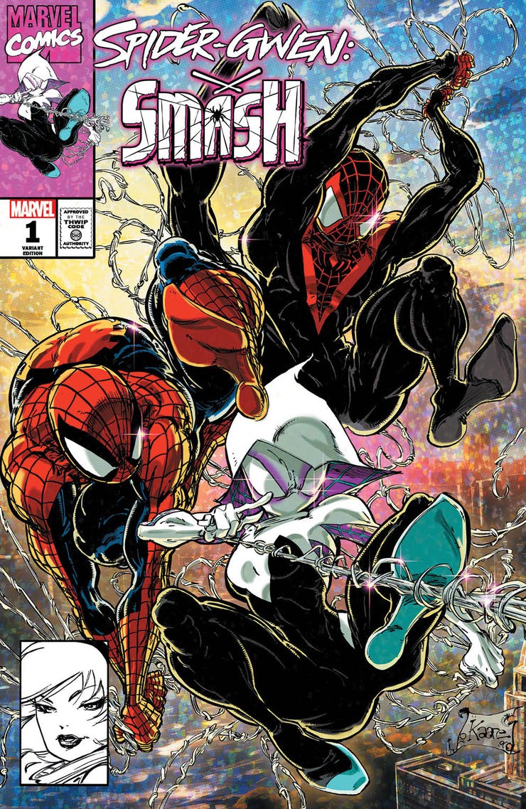 SPIDER-GWEN: SMASH #1 NM (KAARE ANDREWS EXCLUSIVE VARIANT)(2023) COMIC ~ MARVEL SPIDER-GWEN: SMASH #1 NM (KAARE ANDREWS EXCLUSIVE VARIANT)(2023) COMIC ~ MARVEL