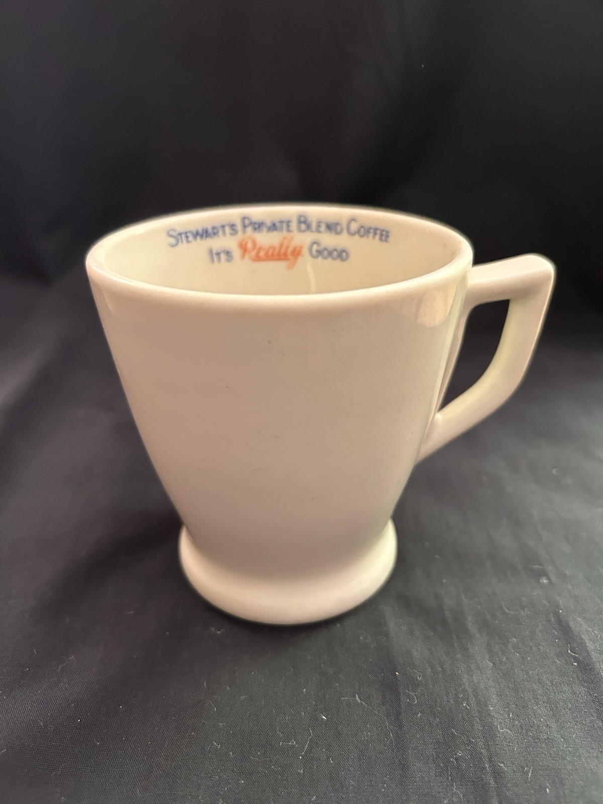 Vintage Stewart\'s Coffee Advertising Mug Cup 1930s Chicago Stewart & Ashby Vintage Stewart\'s Coffee Advertising Mug Cup 1930s Chicago Stewart & Ashby