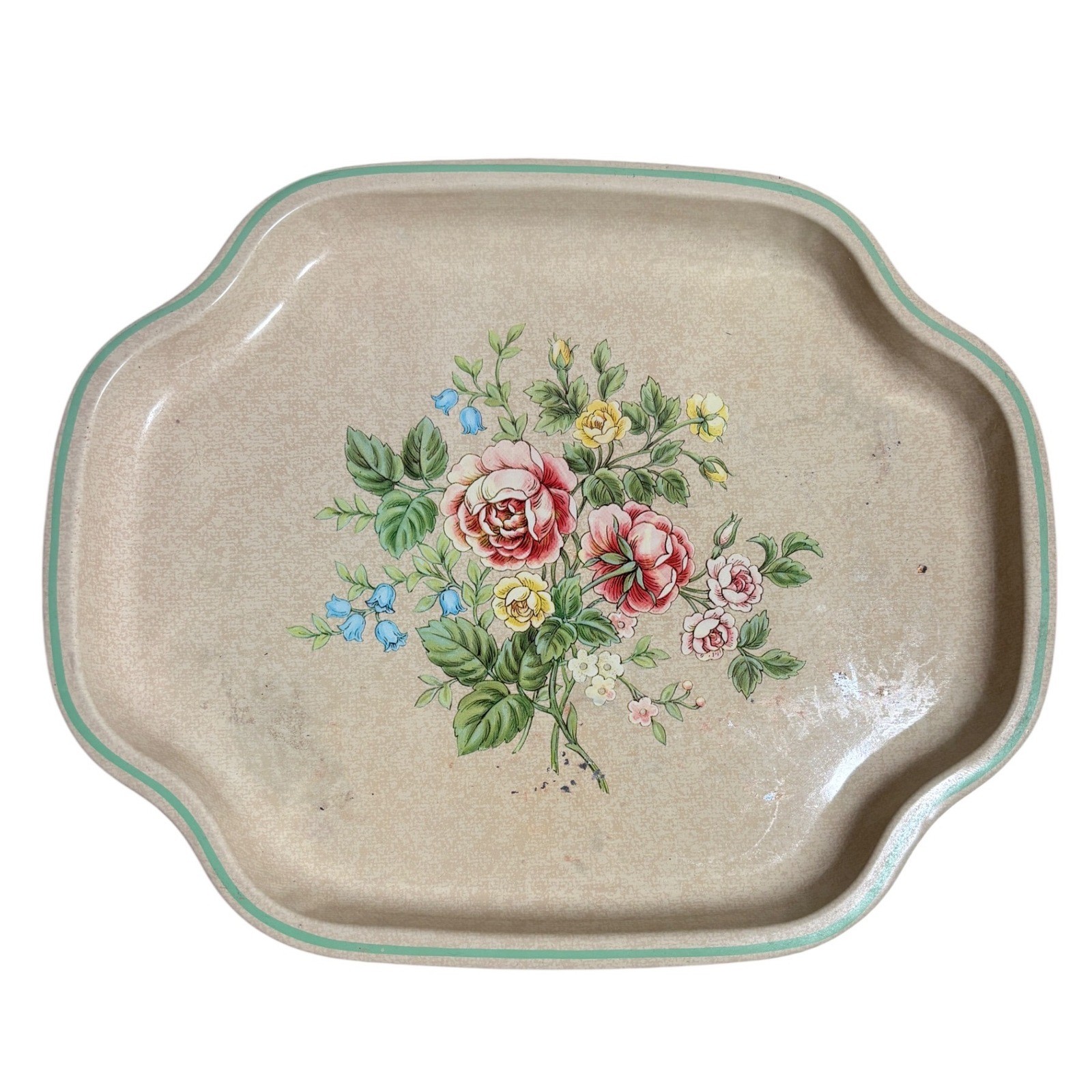 Vintage Avon Metal Vanity Tray Made England Floral Rose Cottagecore Shabby Chic Vintage Avon Metal Vanity Tray Made England Floral Rose Cottagecore Shabby Chic