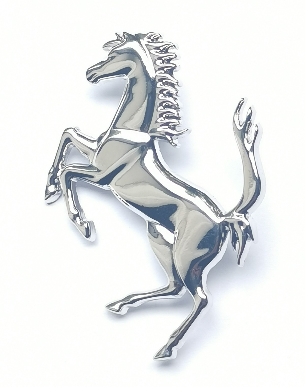Ferrari Sliver Metal Car Logo Lapel Pin Badge (7*5cm) Ferrari Sliver Metal Car Logo Lapel Pin Badge (7*5cm)