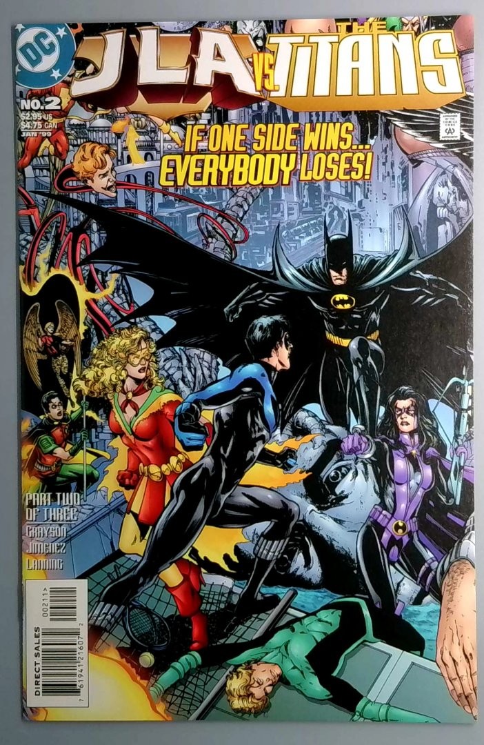 JLA vs Titans #2 NM DC