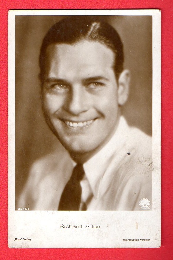 RICHARD ARLEN # 3811/1 VINTAGE PHOTO PC. PUBLISHER GERMANY  977