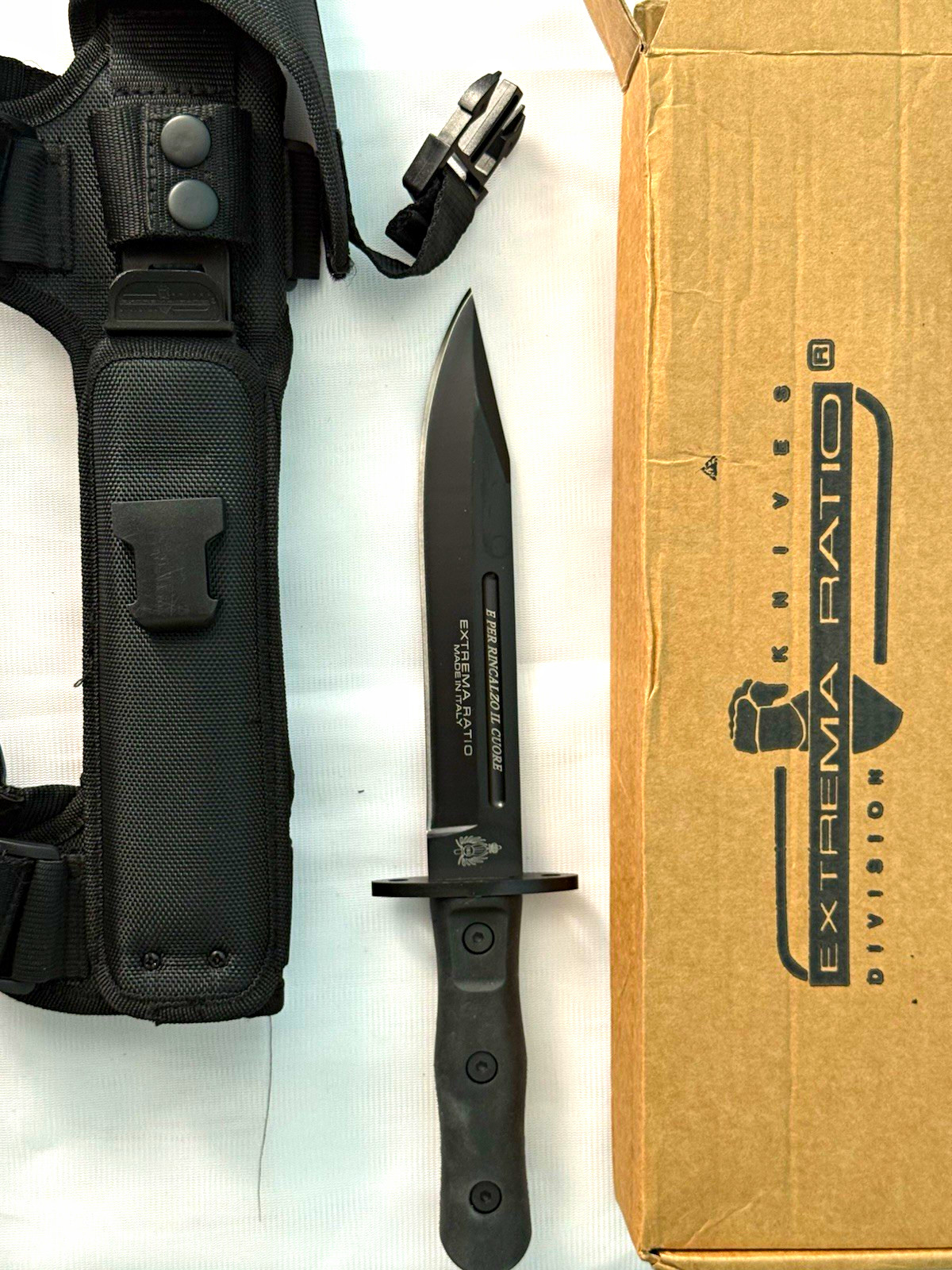 Extrema Ratio Nimbus 183° Nembo Paratroopers Italian Military Knife NEW / N690 Extrema Ratio Nimbus 183° Nembo Paratroopers Italian Military Knife NEW / N690