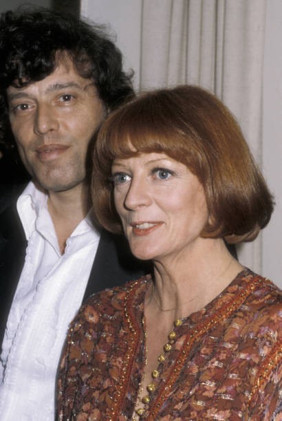 Actress Maggie Smith playwright Tom Stoppard at the opening of Nig- Old Photo 2