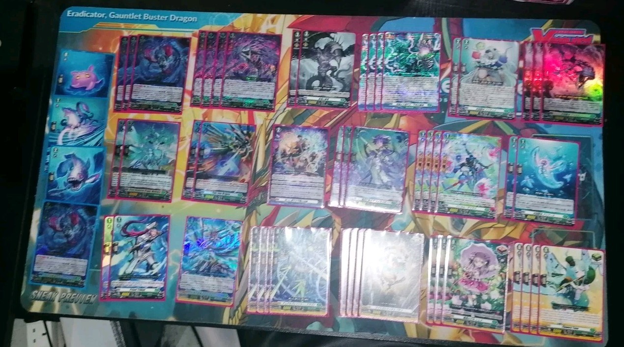 Cardfight Vanguard Deeplands Reguregnus Deck Sleeved JP