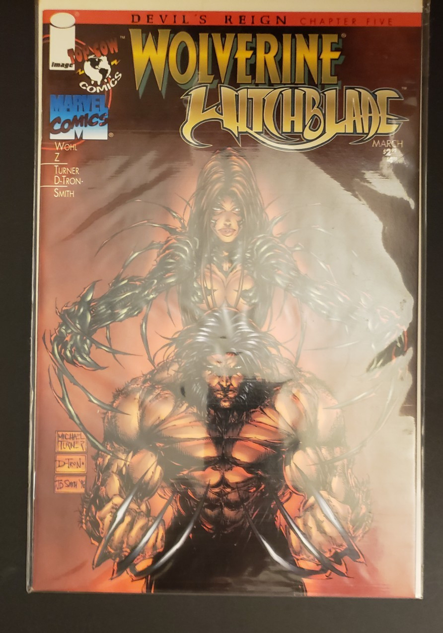 Devil's Reign  Wolverine / Witchblade Chapter 5 1997 Image Top Cow / Marvel NM