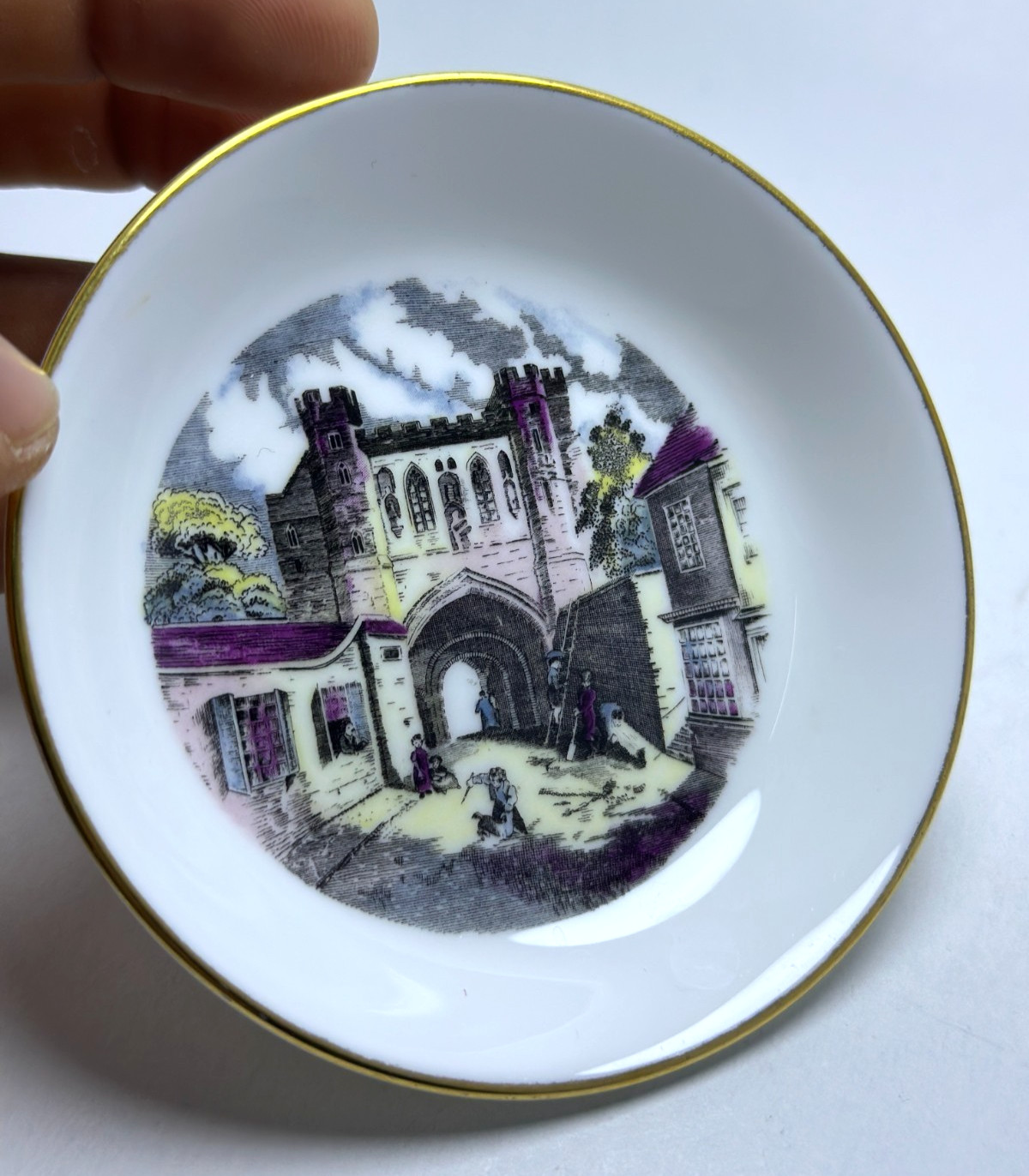 Vintage Royal Worcester Fine Bone China Pin Dish Expressly for Kay & Co Ltd UK Vintage Royal Worcester Fine Bone China Pin Dish Expressly for Kay & Co Ltd UK