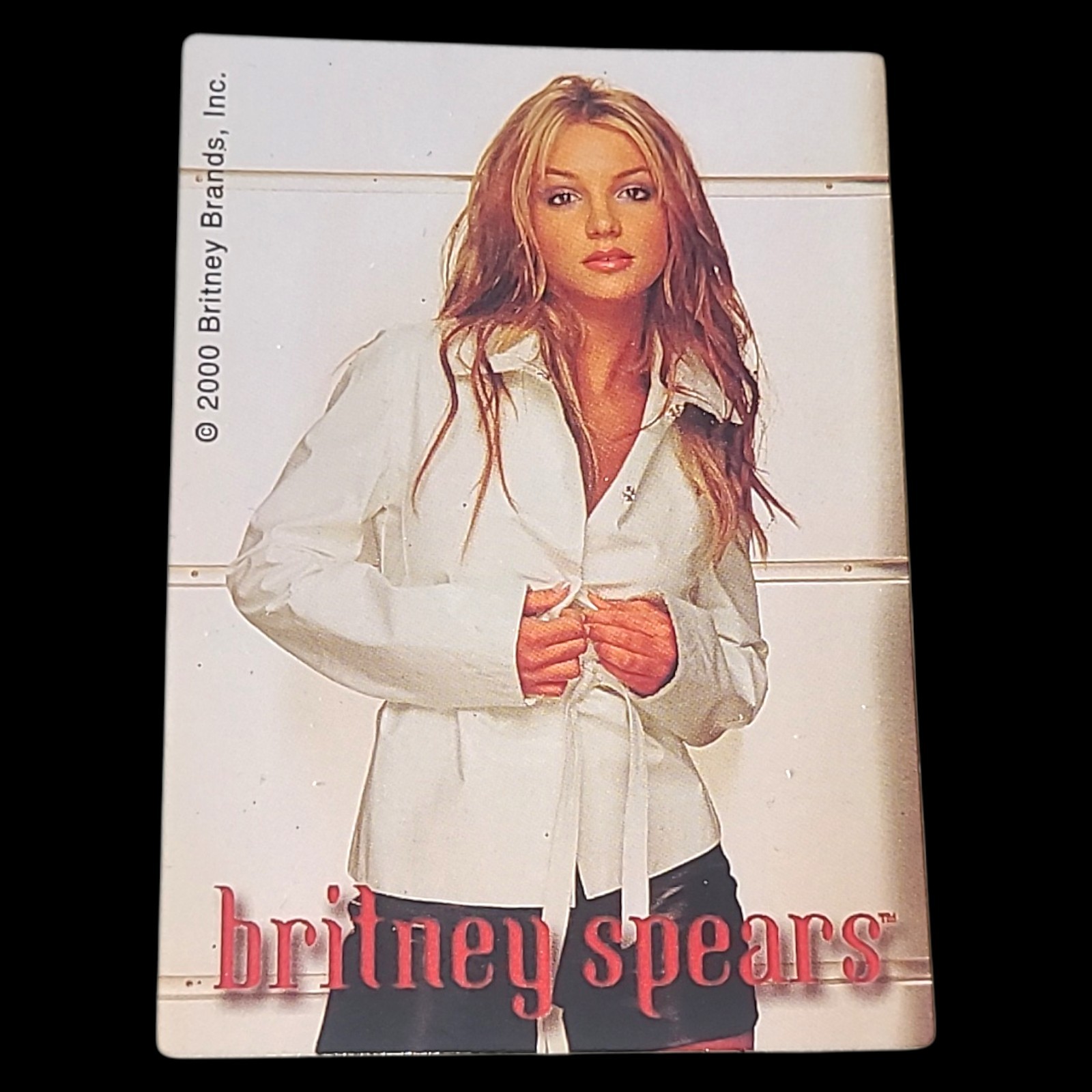 Vintage Y2K Britney Spears #04 Vending Machine Sticker 2000 Pop Star NOS