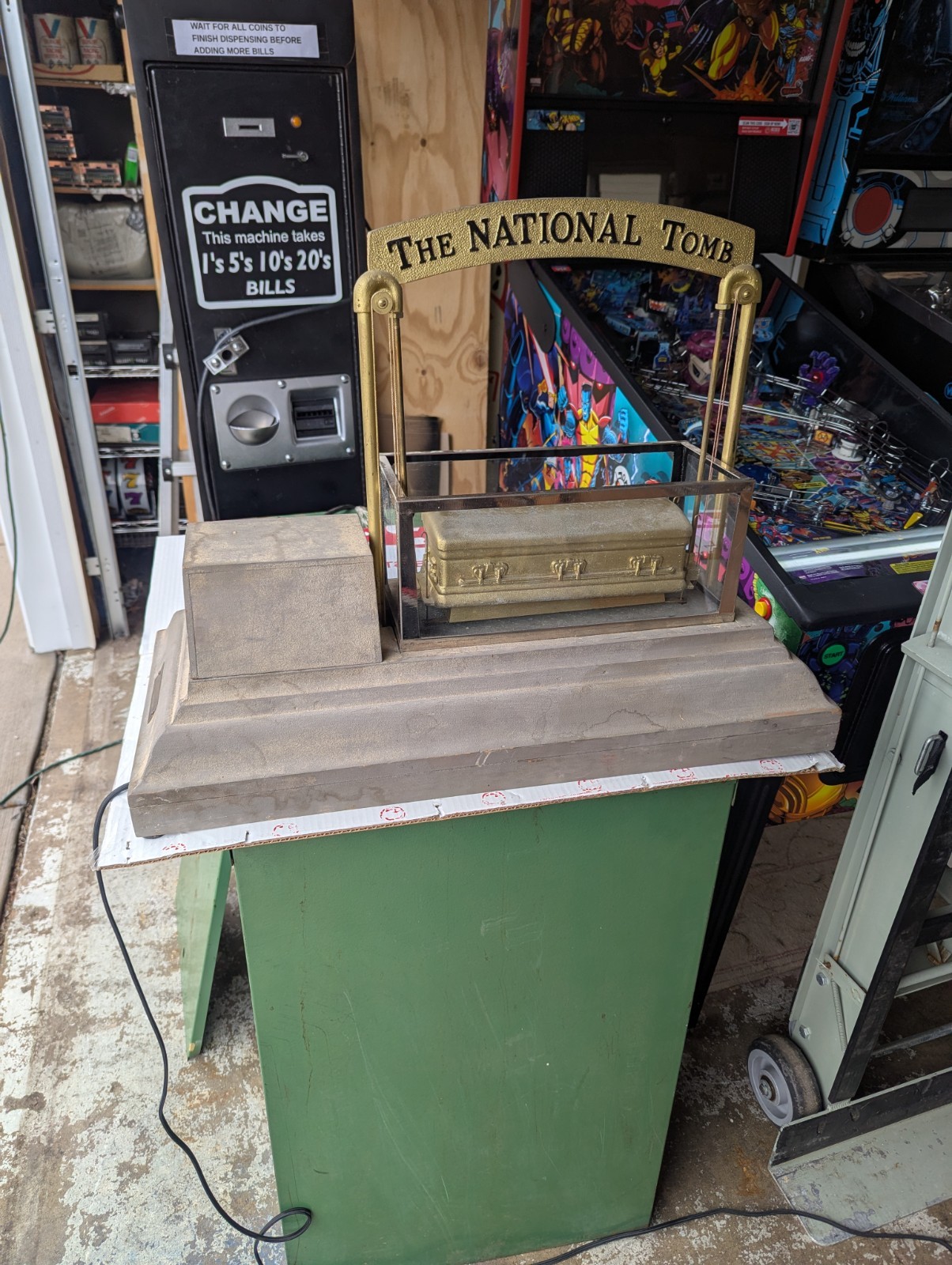 1920s National Grave Vault Mortuary Store Display