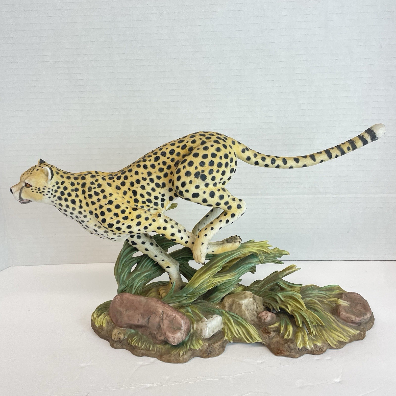 BOEHM At Home 14704-05 DUMA DUMA Sculpture 2005 Cheetah Porcelain Figurine RARE