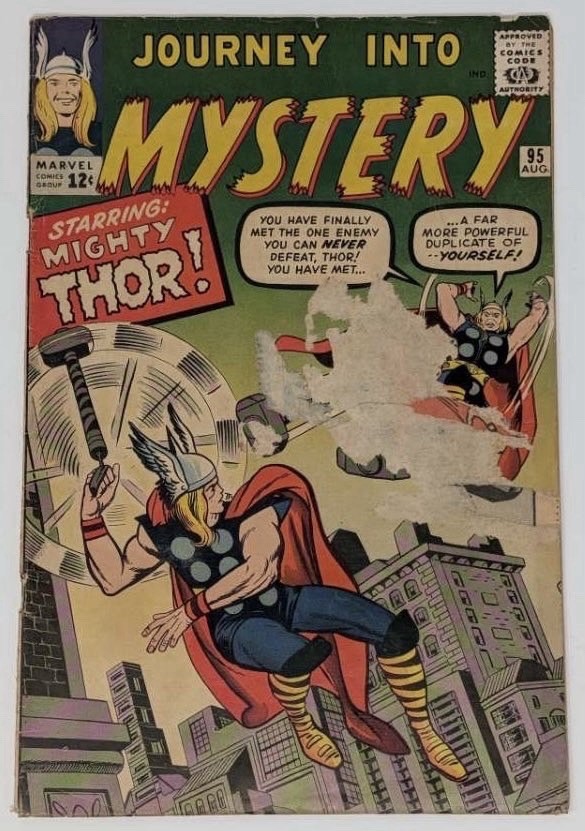 Journey Into Mystery Starring Mighty Thor #95 Vintage Marvel Comics Group 1963