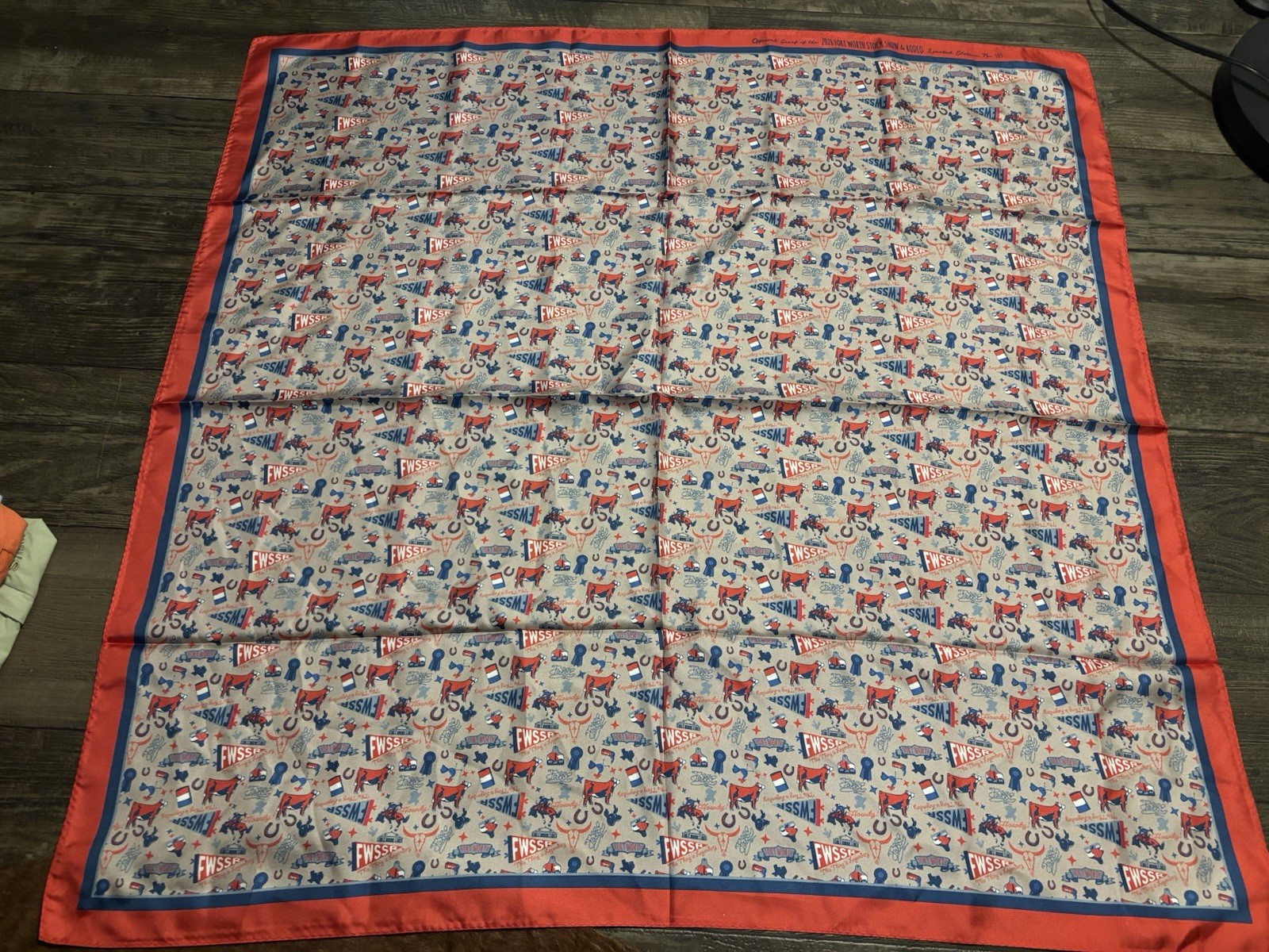 FORT WORTH STOCK SHOW & RODEO 2026 Silk Scarf 35\