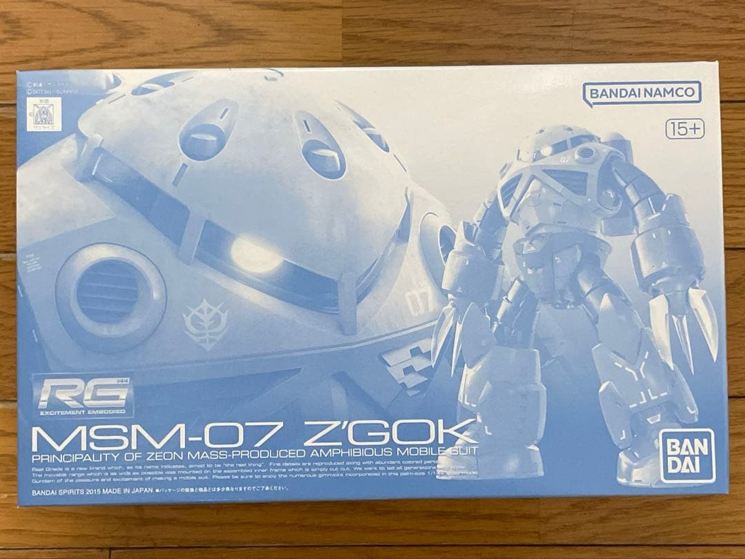 RG 1/144 MSM-07 Mass Production Z\'Gok Plastic Model Kit P-Bandai Limited RG 1/144 MSM-07 Mass Production Z\'Gok Plastic Model Kit P-Bandai Limited