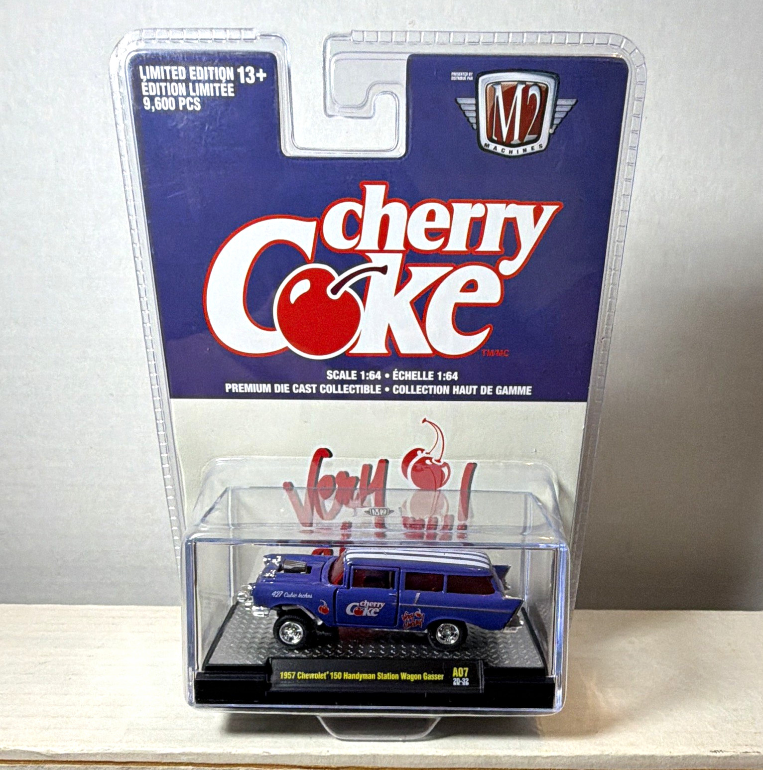 Coca-Cola M2 Machines 1957 Chevrolet 150 Handyman Wagon Gasser 1:64