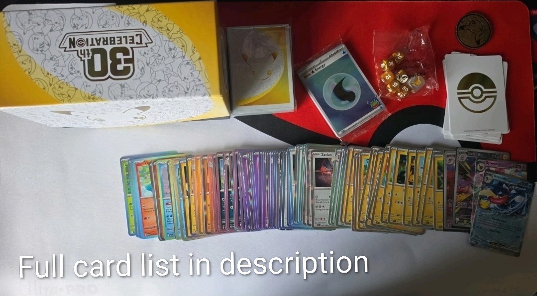 Pokémon TCG: 30th Celebration Bulk Lot | 91 Cards No Dups | 14x Pikachu Rares