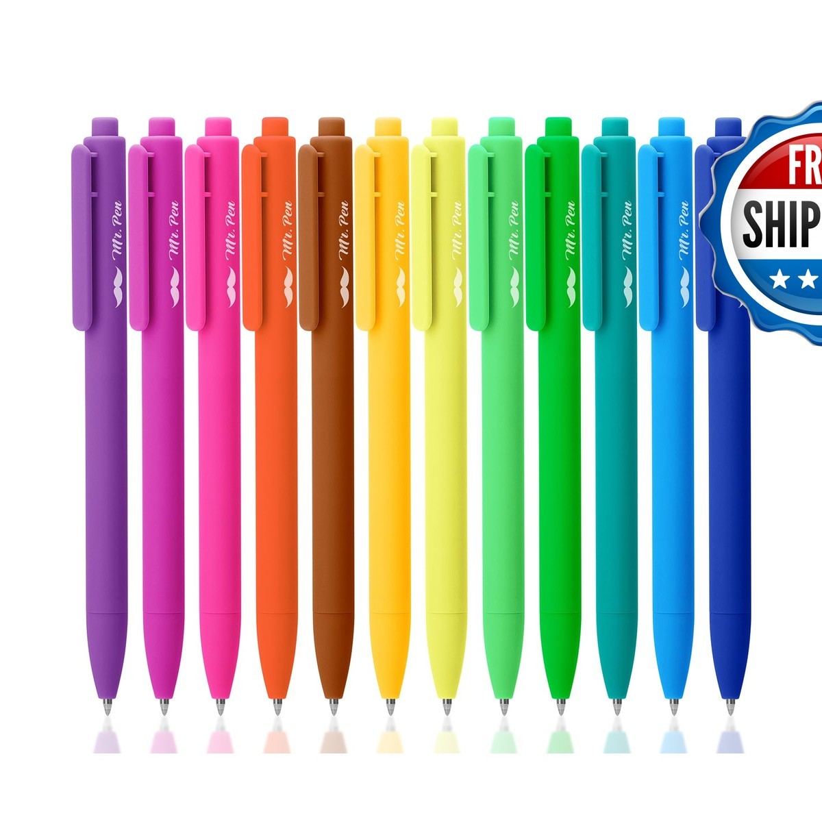 Mr. Pen Retractable Gel Pens 12 Pack Fine Point 0.7mm Mr. Pen Retractable Gel Pens 12 Pack Fine Point 0.7mm